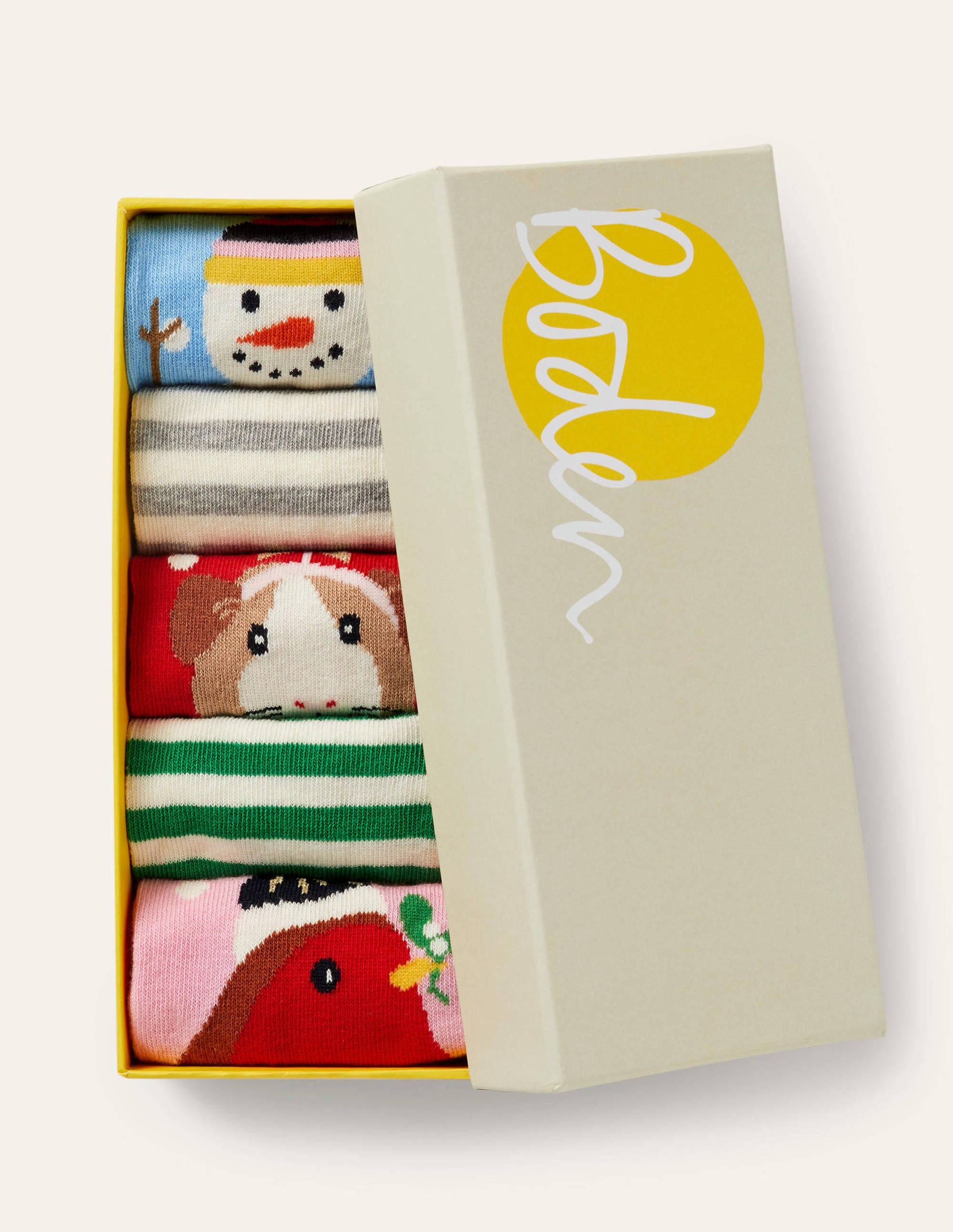 5 paires de socquettes-Motif Mini-moi festif - Image 2
