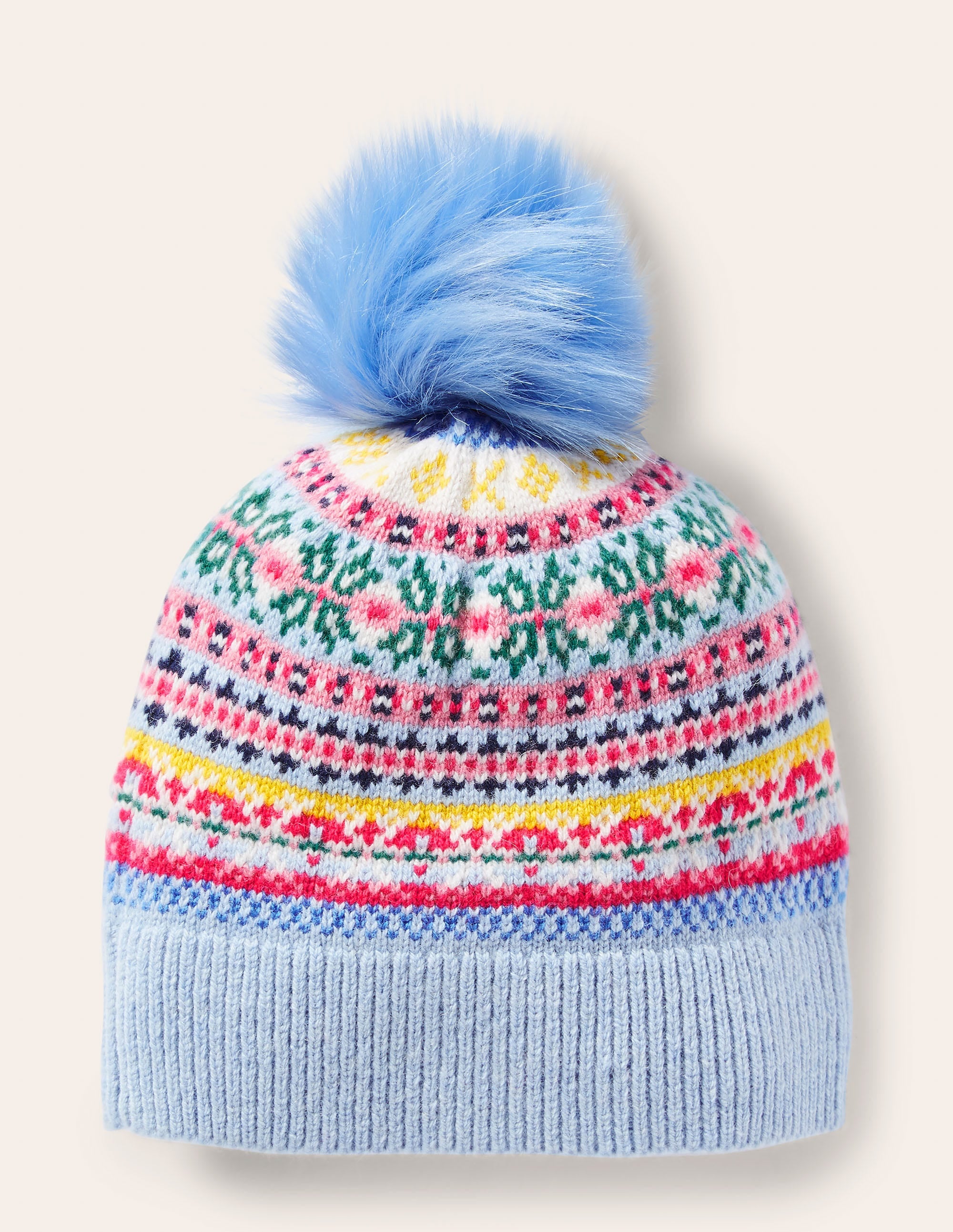 Bonnet motif jacquard-Givre - Image 1
