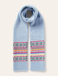 Fair-Isle-Schal-Eisblau