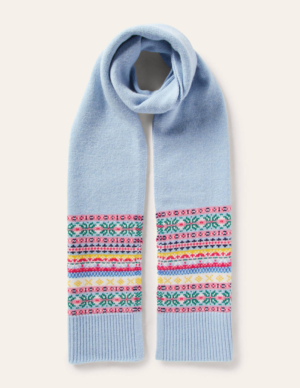 Fair-Isle-Schal-Eisblau-1