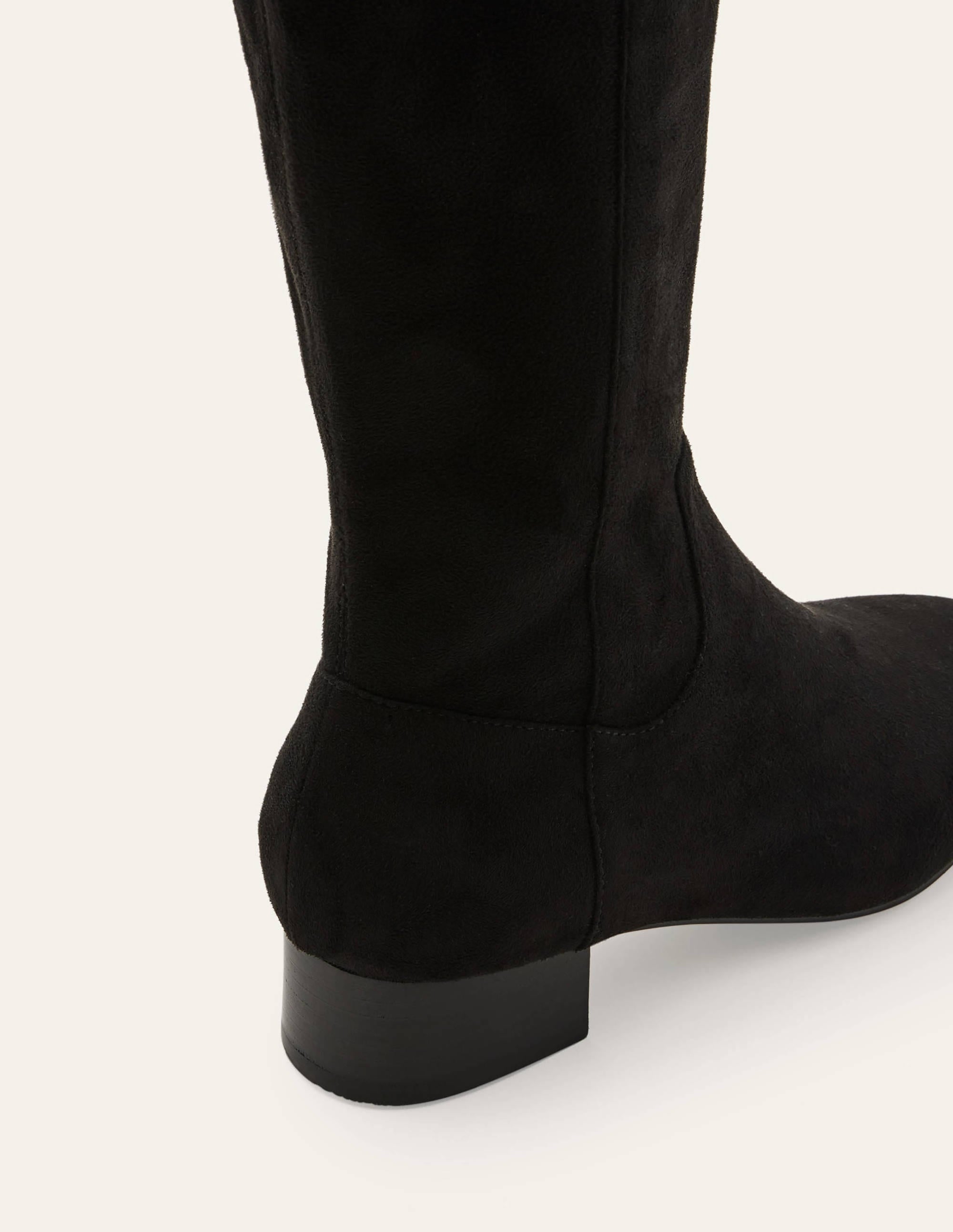 Overknee-Stretchstiefel-Schwarz - Image 4