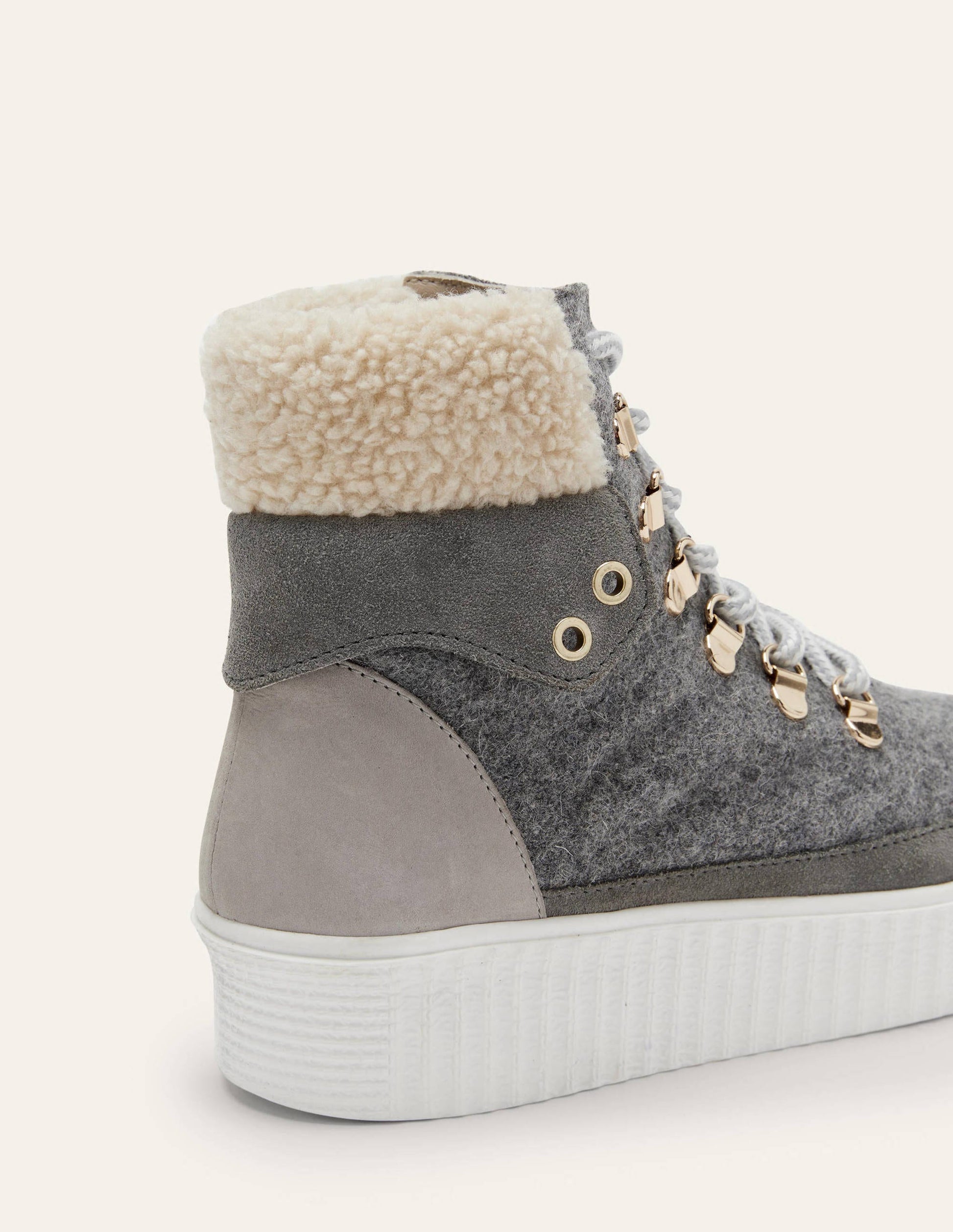 Bottines de randonnée Laura-Gris chiné-3