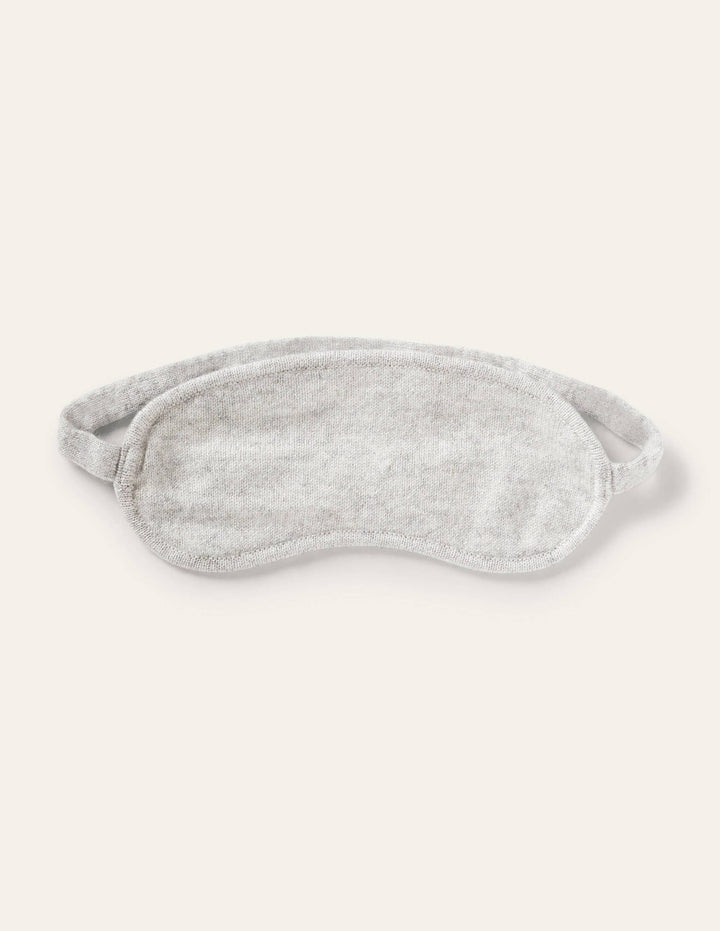 Cashmere Eye Mask-Grey Marl/Fresh Water