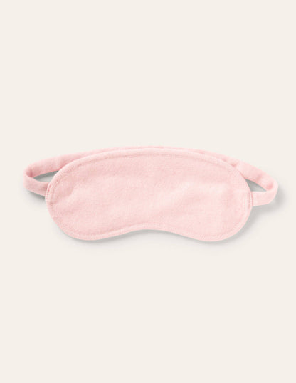 Masque de sommeil en cachemire-Milkshake/Motif Coral Crush-1