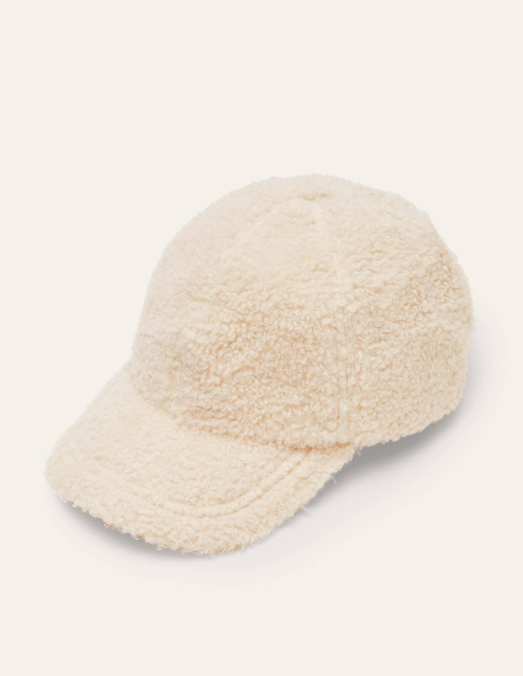 Casquette de baseball en borg-Couleur naturelle - Image 1