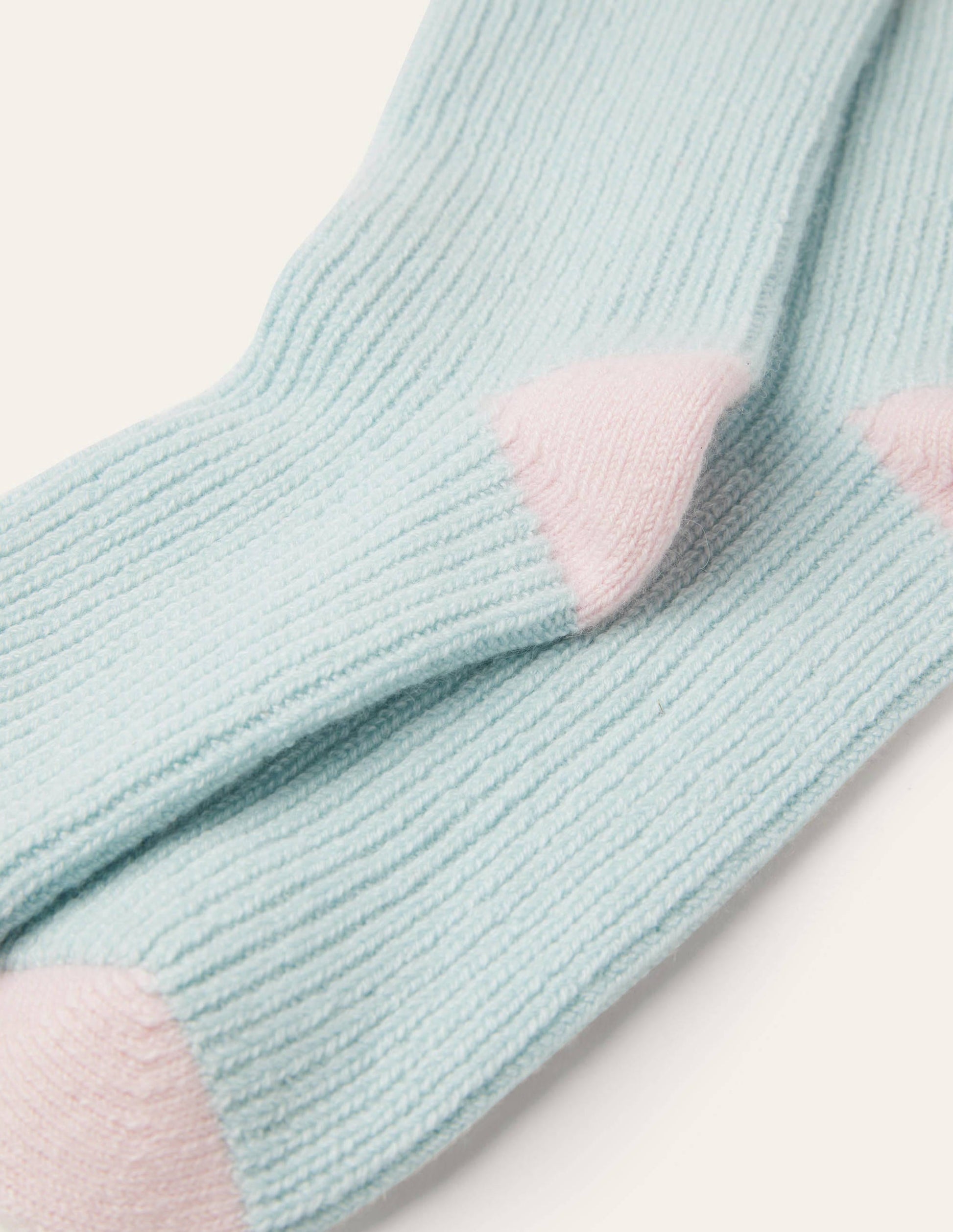 Chaussettes d'intérieur en cachemire-Eau douce/gris/milkshake-2