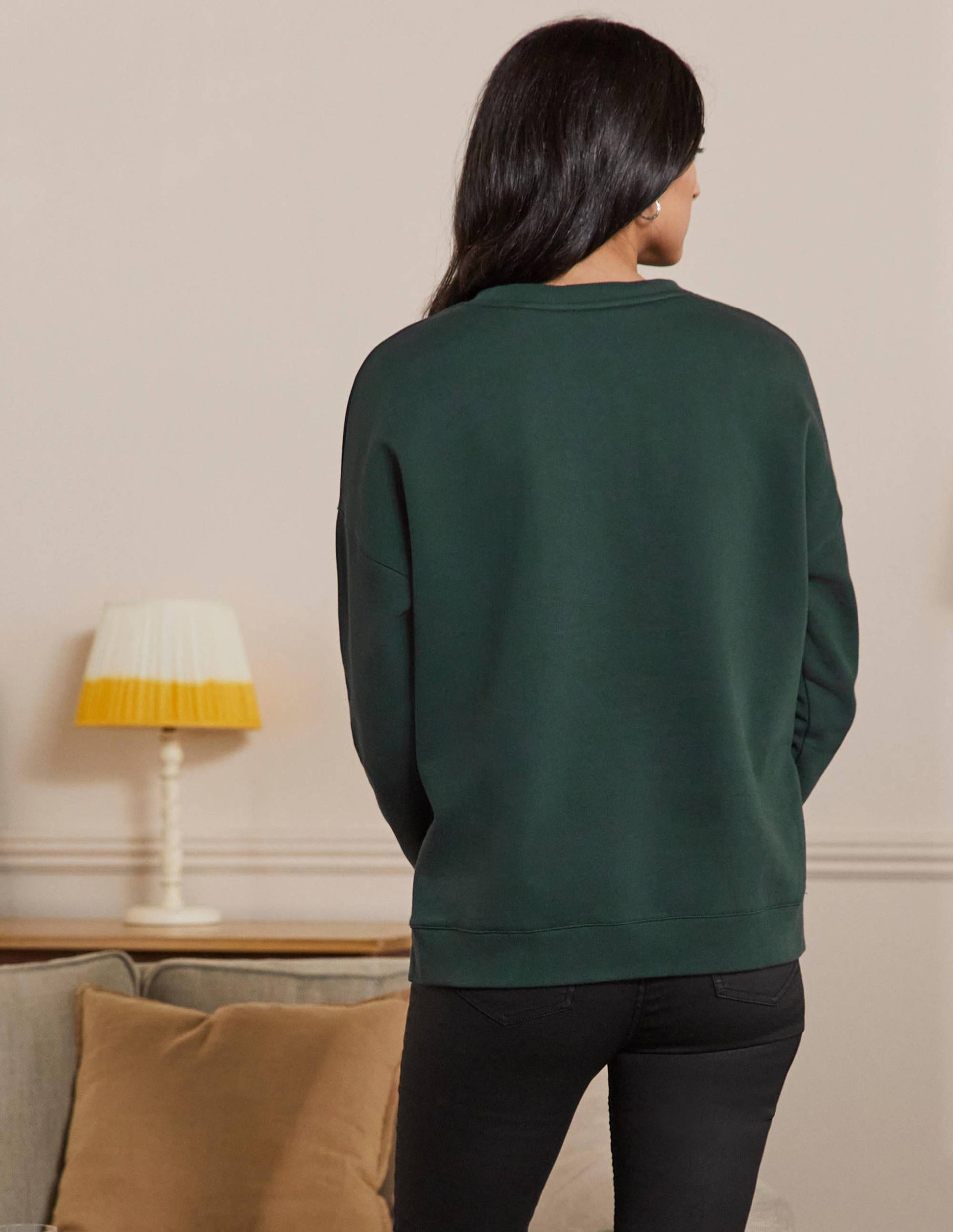Jasmine Sweatshirt-Mitternachtsgrün-3
