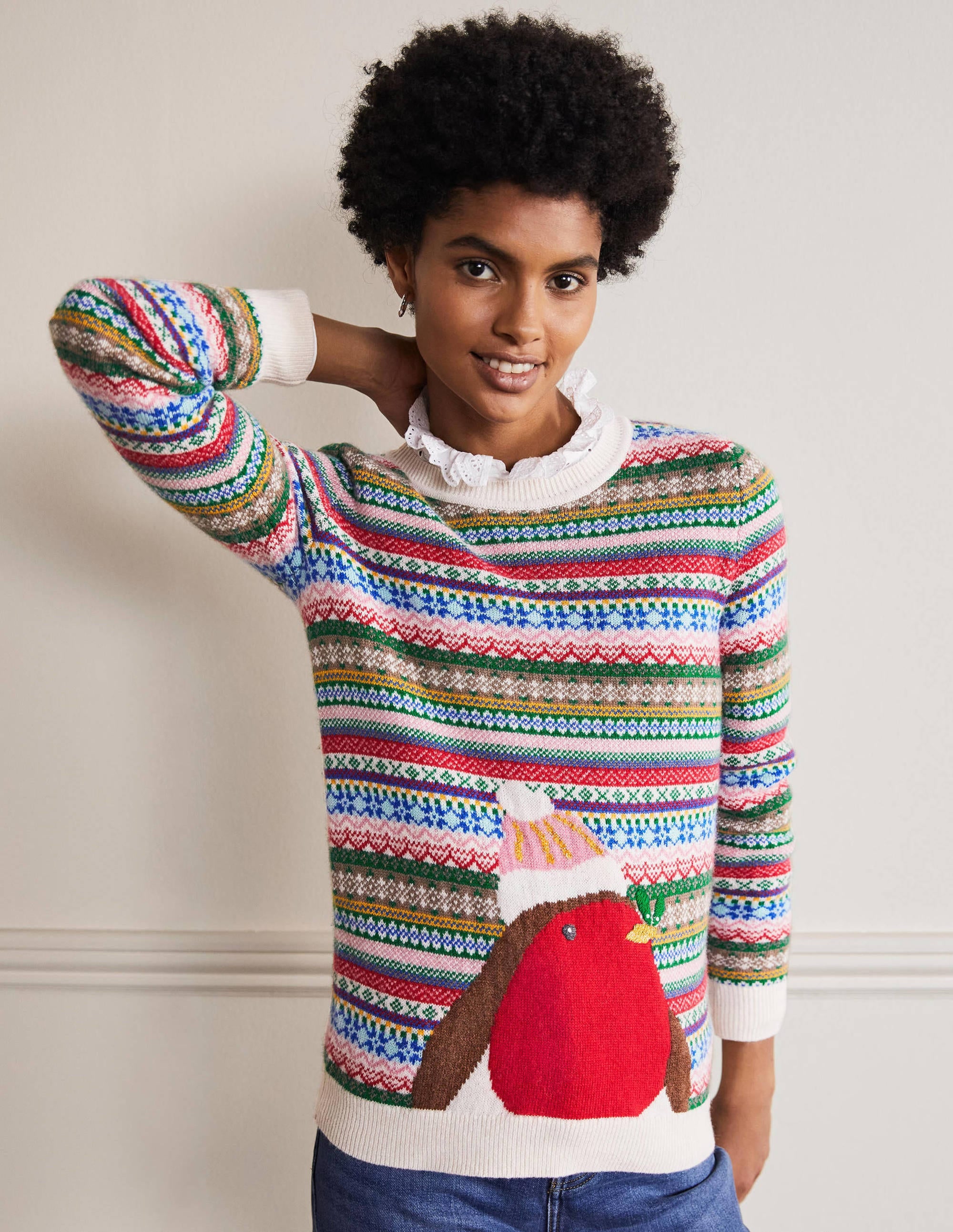 Pull de Noël-Motif jacquard multi - Image 1