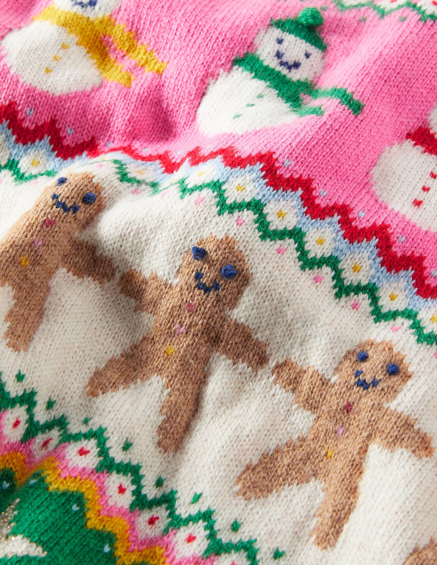 Weihnachtlicher Pullover-Festliches Fair-Isle-Muster