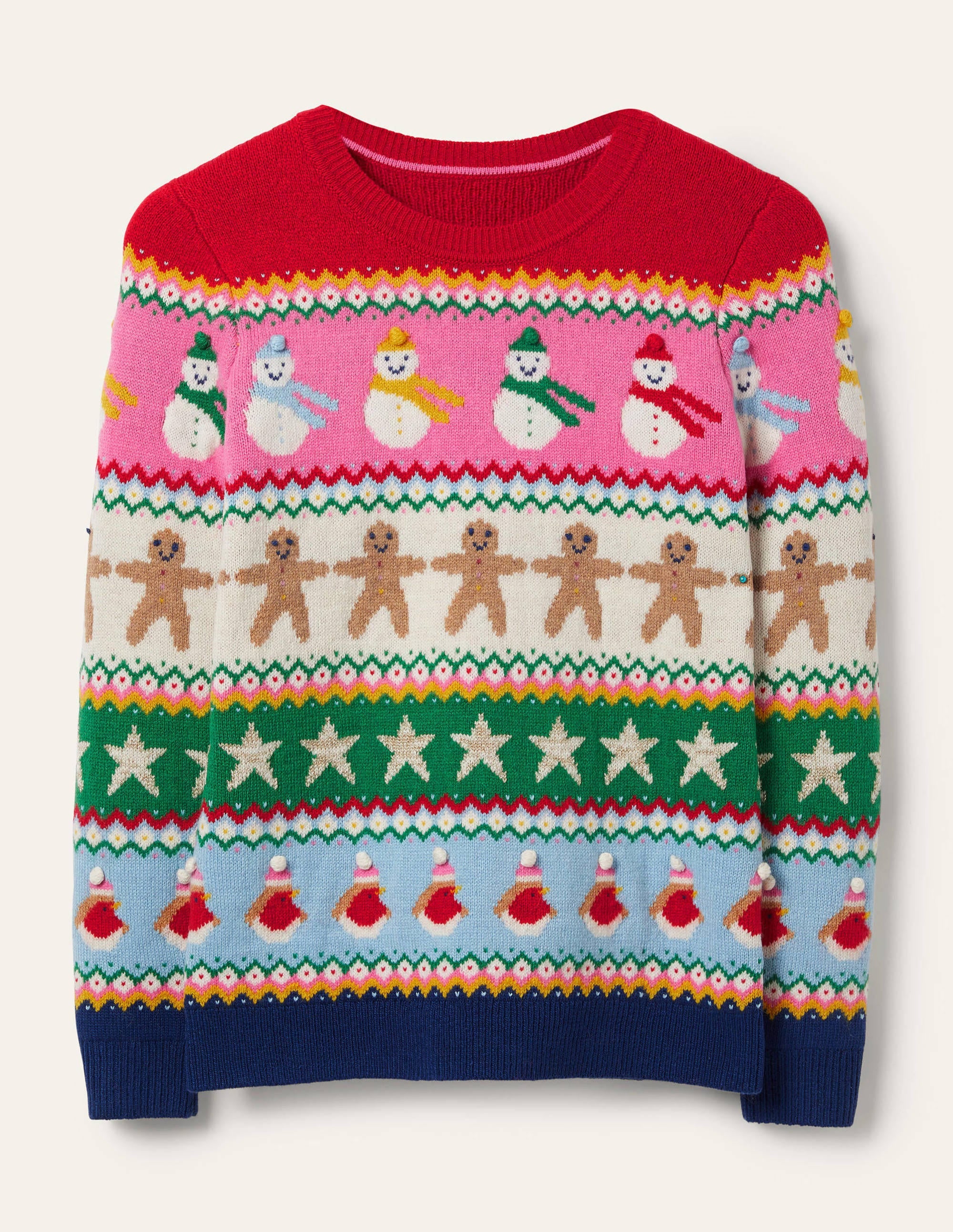 Weihnachtlicher Pullover-Festliches Fair-Isle-Muster - Image 6