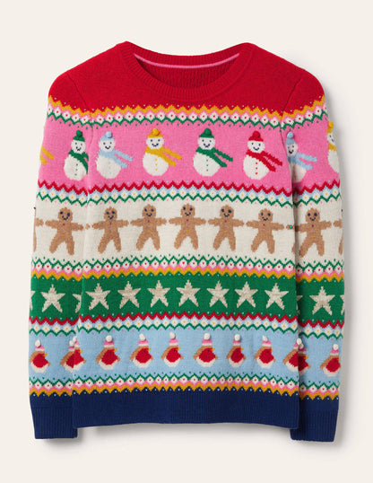 Weihnachtlicher Pullover-Festliches Fair-Isle-Muster-6