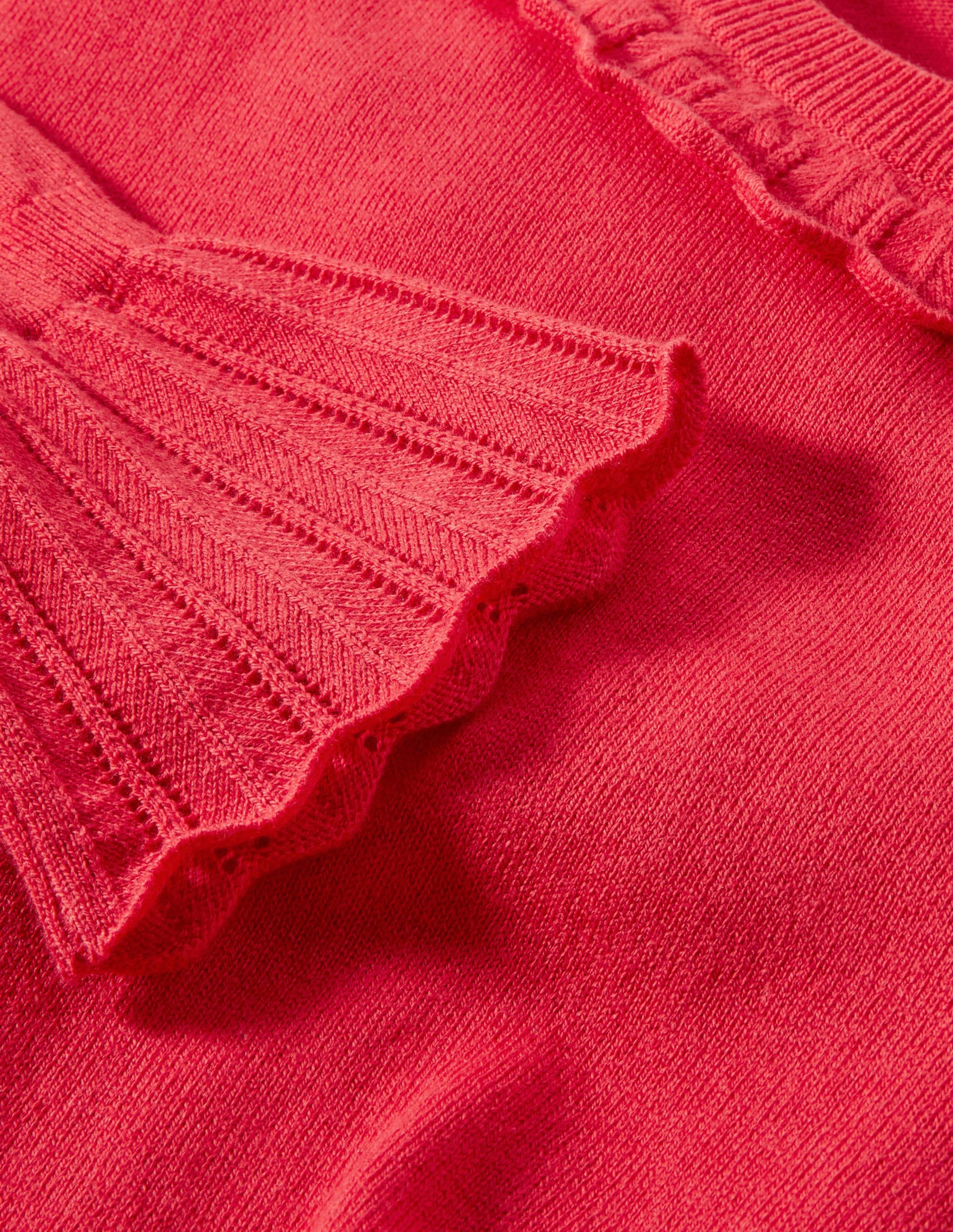 Aimee Pointelle-Pullover-Hellrot - Image 7