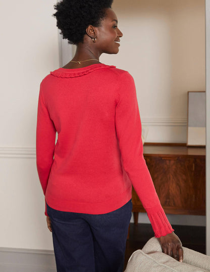 Aimee Pointelle-Pullover-Hellrot-3