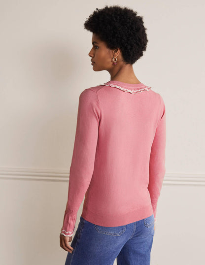 Aimee Pointelle-Pullover-Kirschblütenrosa-3