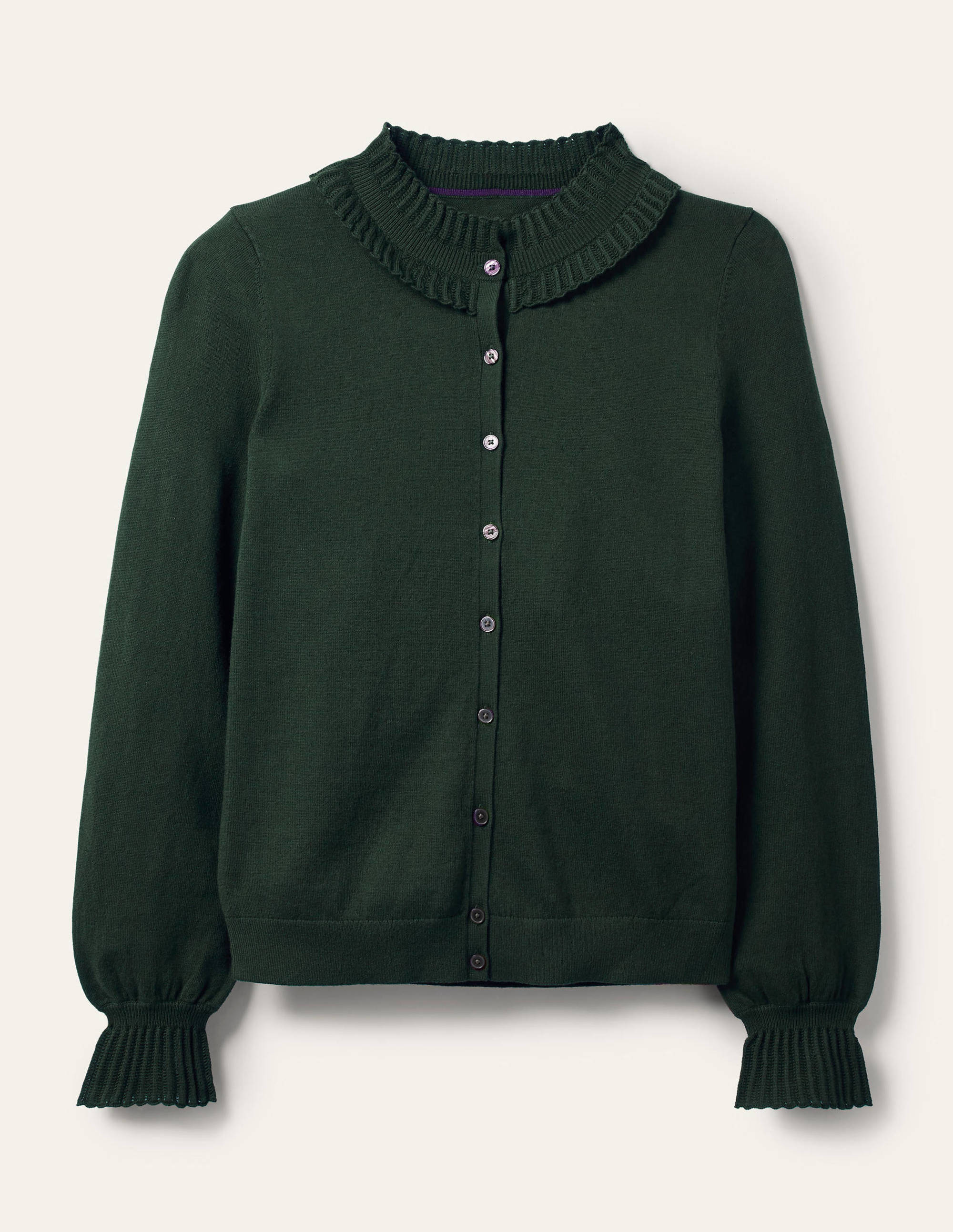 Frederica Pointelle Cardigan-Midnight Garden - Image 6
