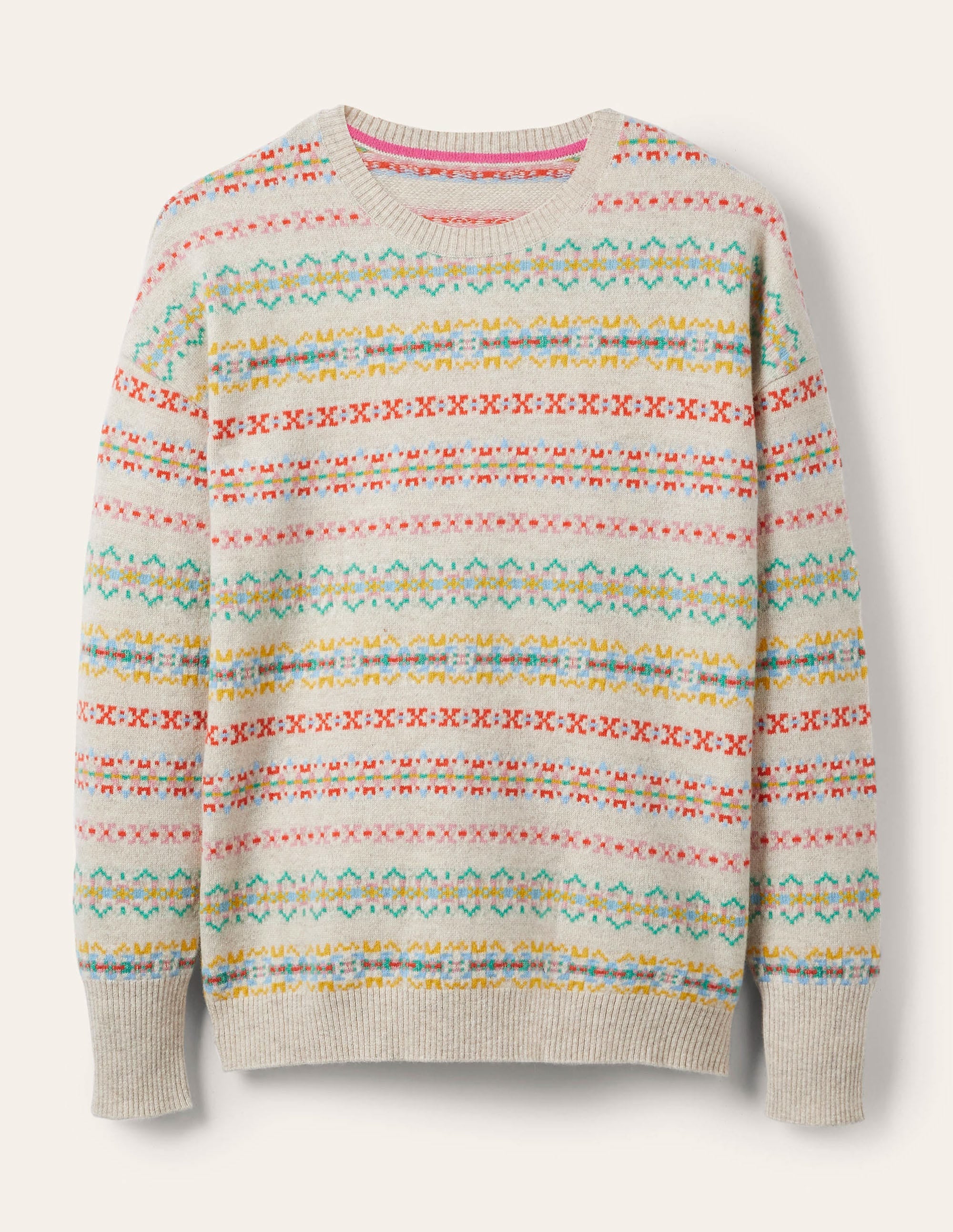 Pull Margot en cachemire-Grès, motif jacquard - Image 5