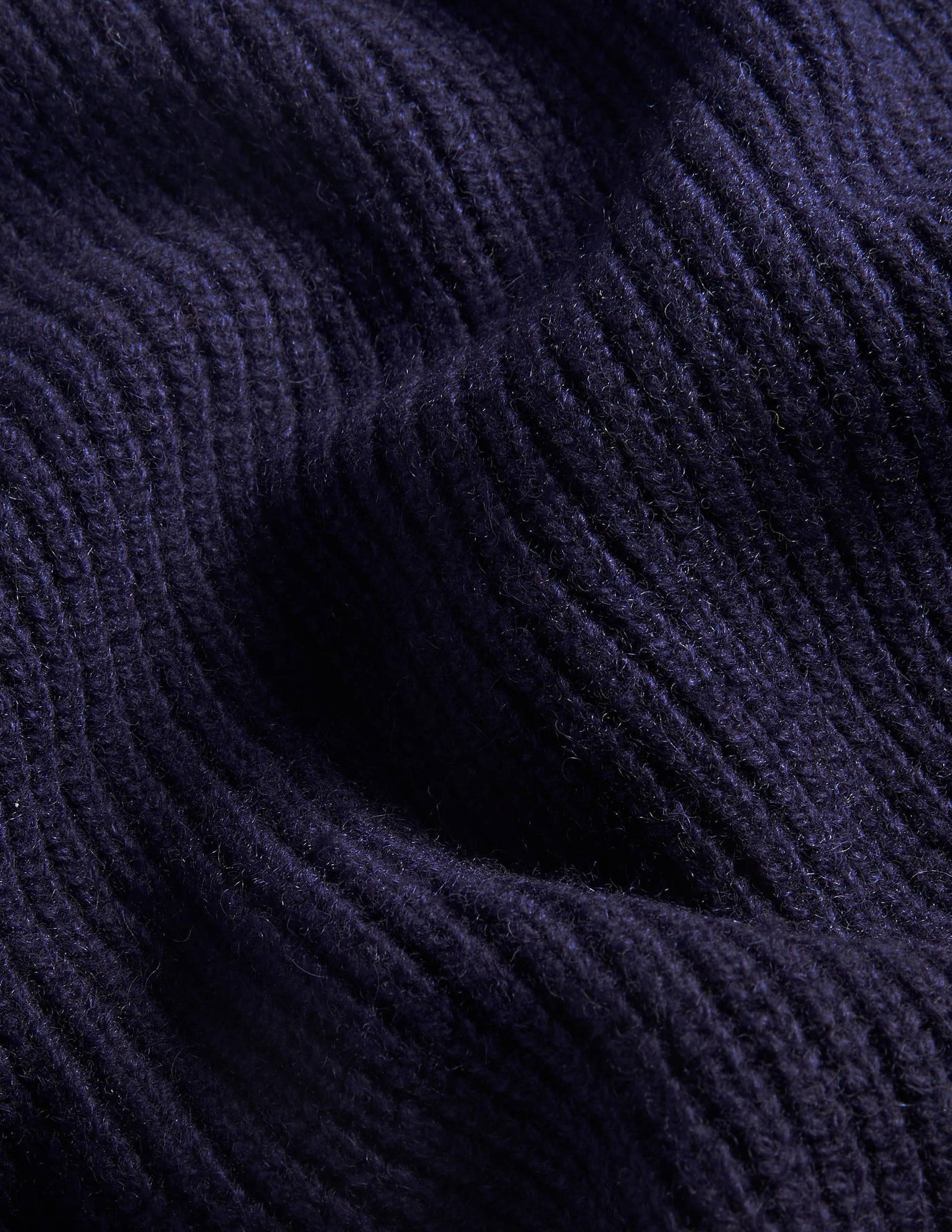 Pull côtelé sans manches et décontracté-Bleu marine-7