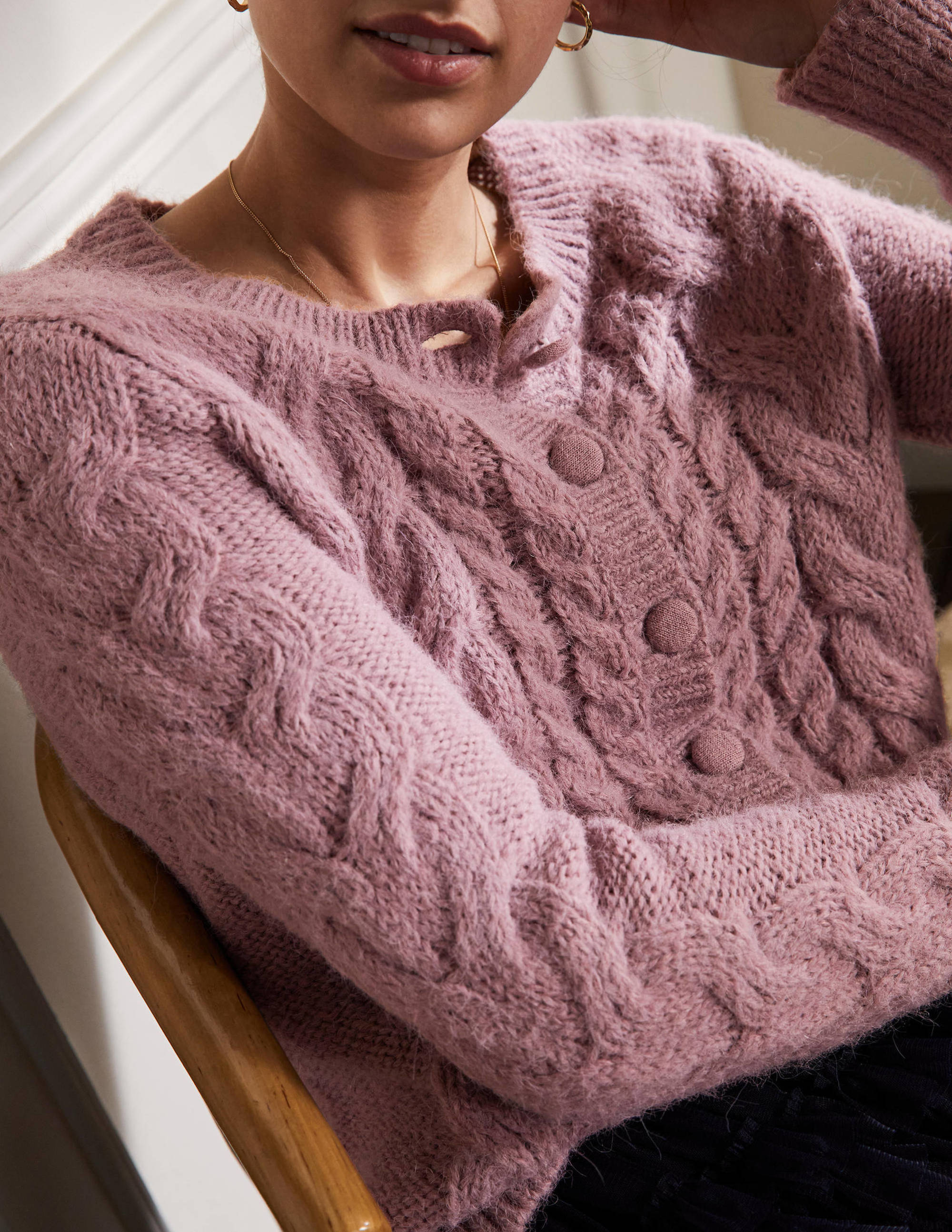 Gilet Claire-Violet opale - Image 2