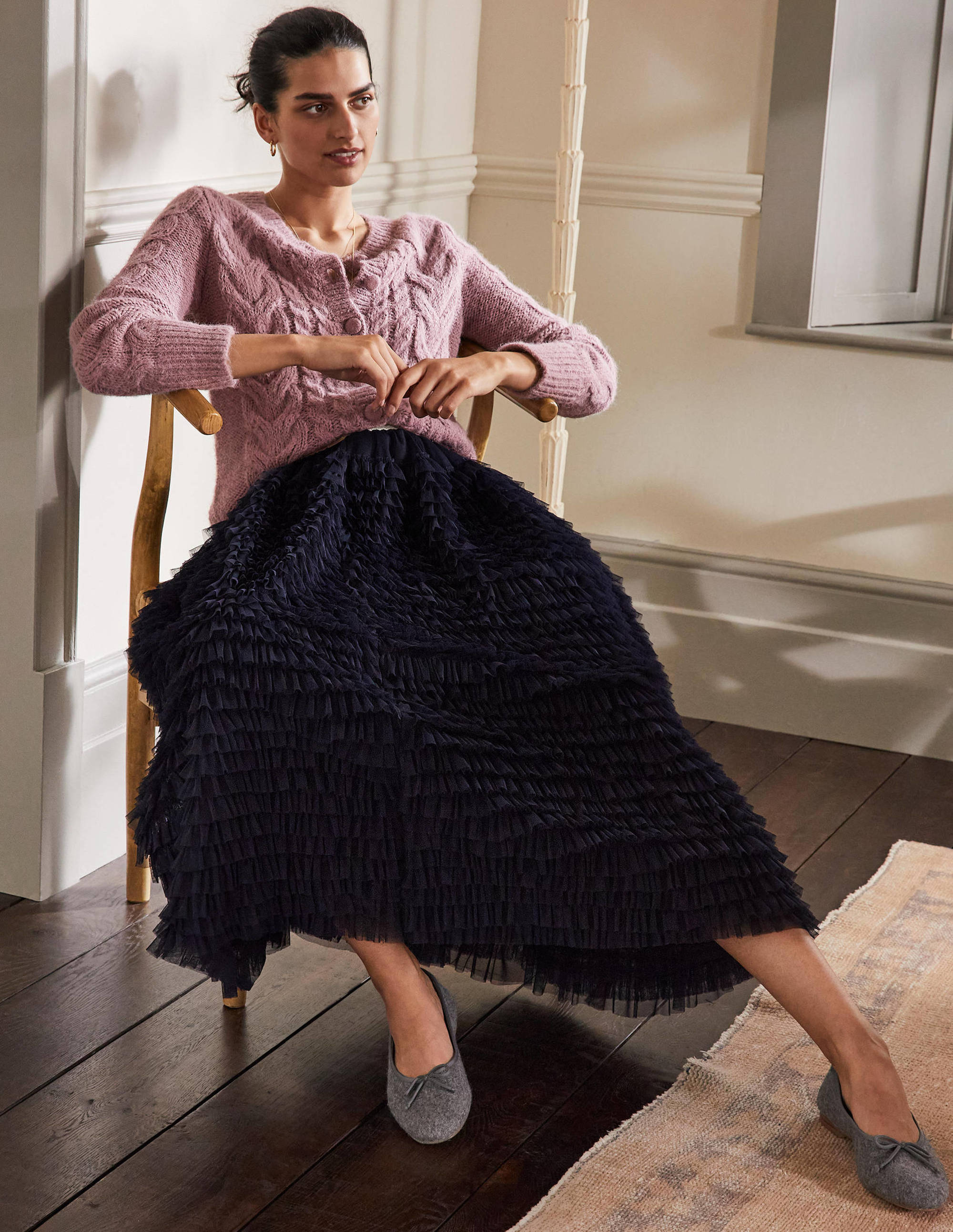 Gilet Claire-Violet opale - Image 4