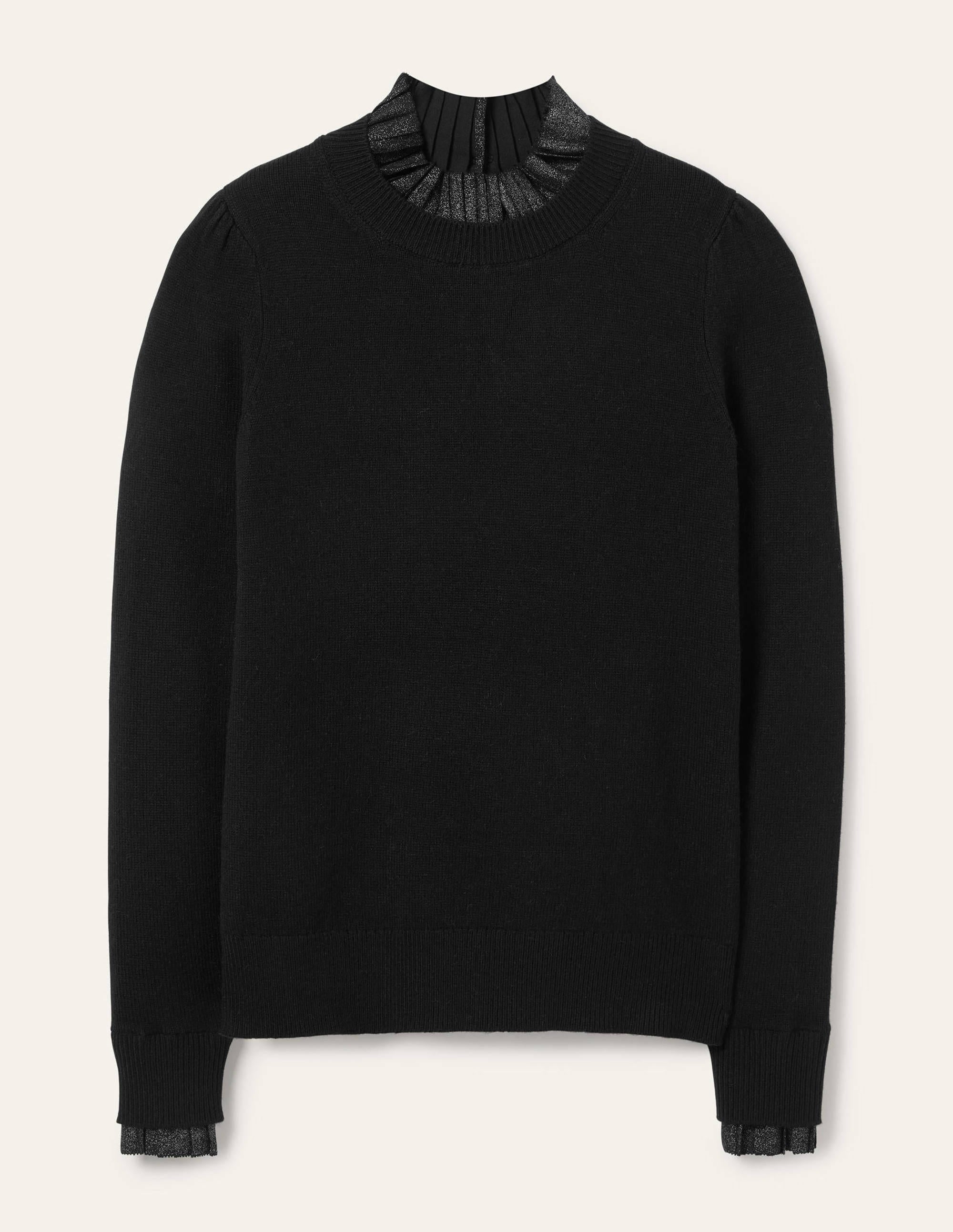 Pull Felicity ornementé-Noir métallisé - Image 6