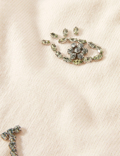 Felicity Verzierter Pullover-Naturweiß-5