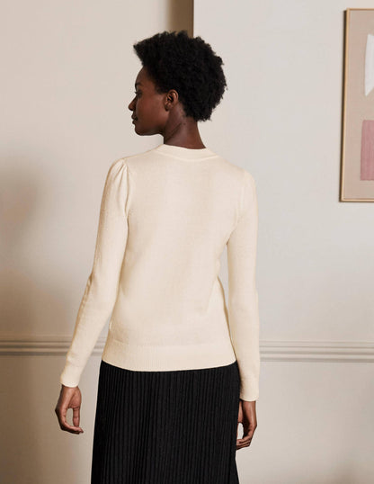 Felicity Verzierter Pullover-Naturweiß-3