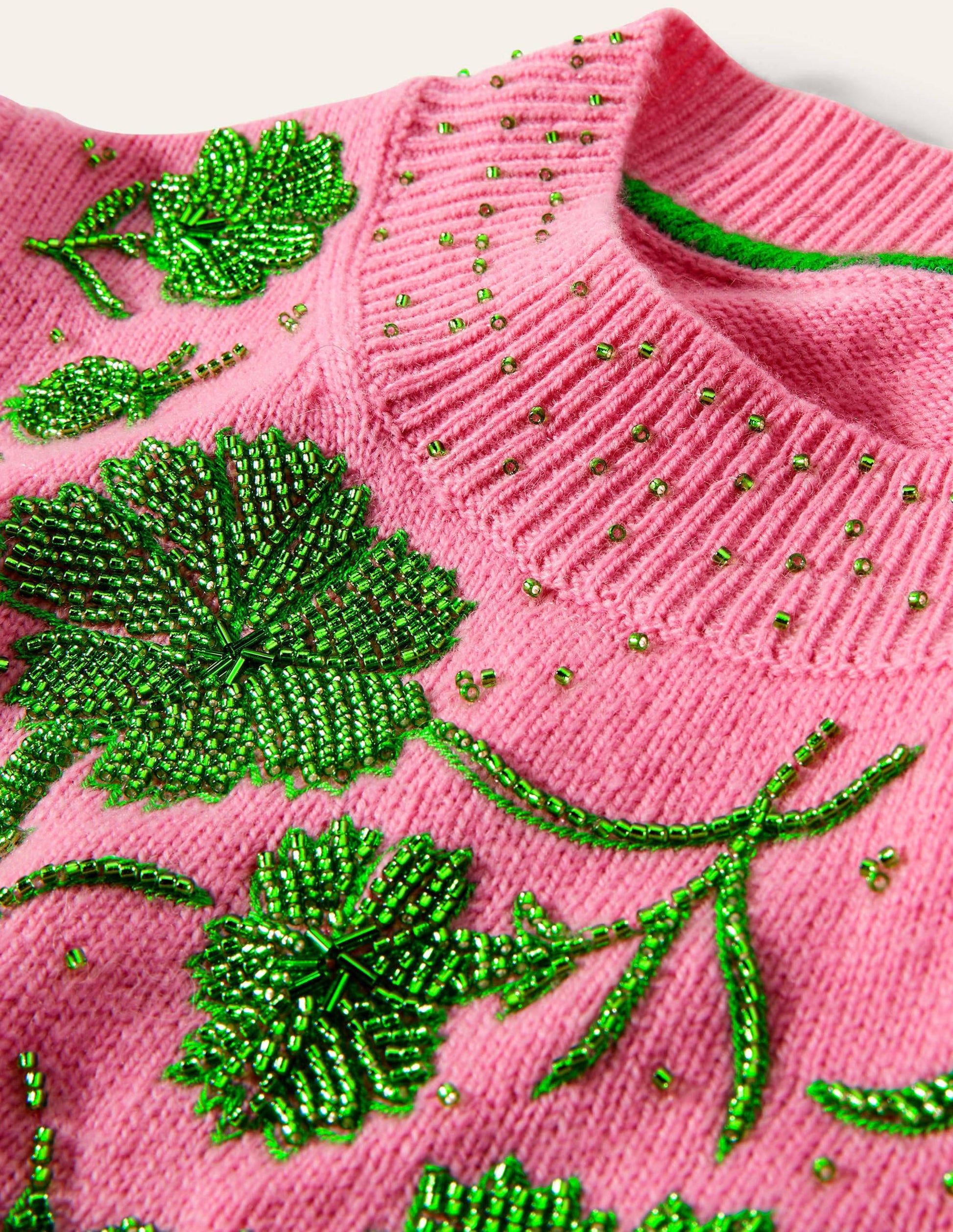Felicity Embellished Jumper-Flamingo Pink-6