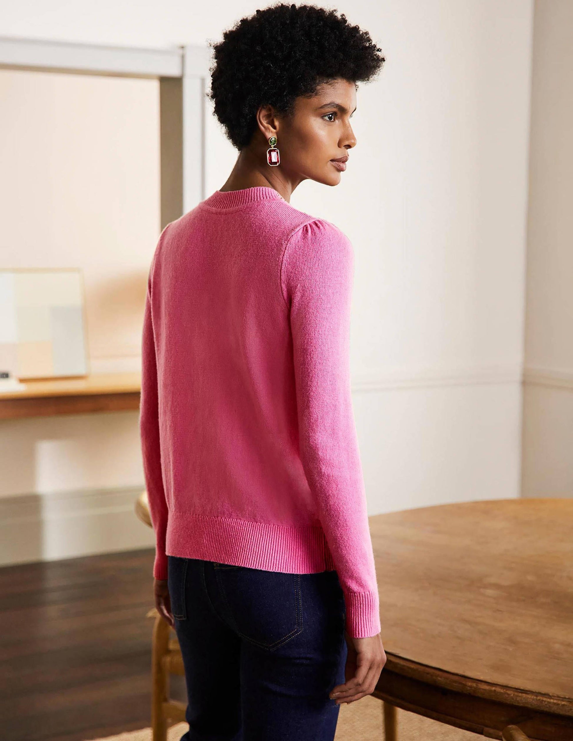 Felicity Embellished Jumper-Flamingo Pink-3