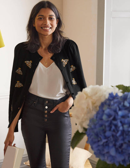 Gilet ornementé-Noir-1