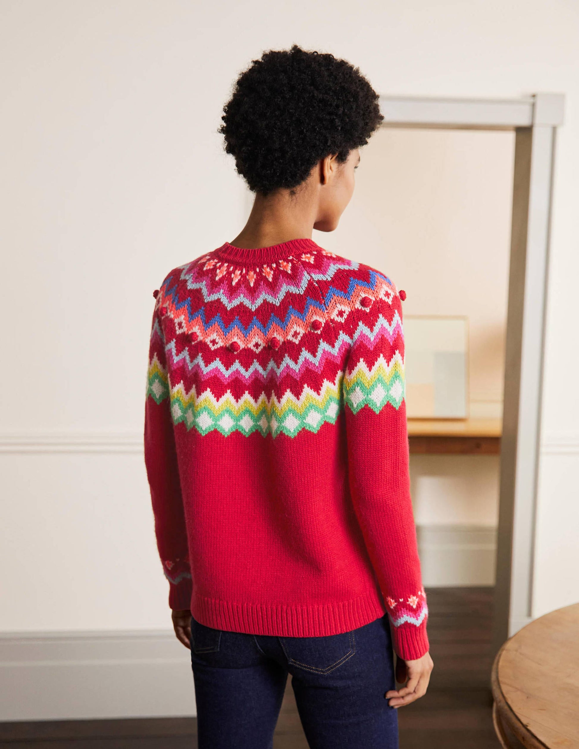 Lässiger Fair-Isle-Pullover-Rockabilly-Rot-3