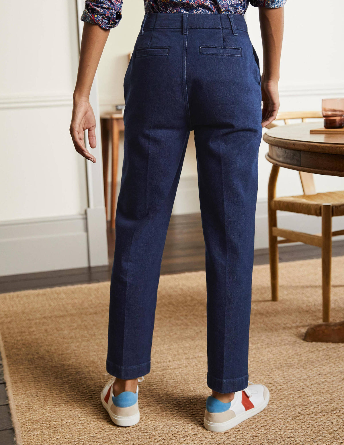 Jeans mit geradem Bein-Indigoblau-3