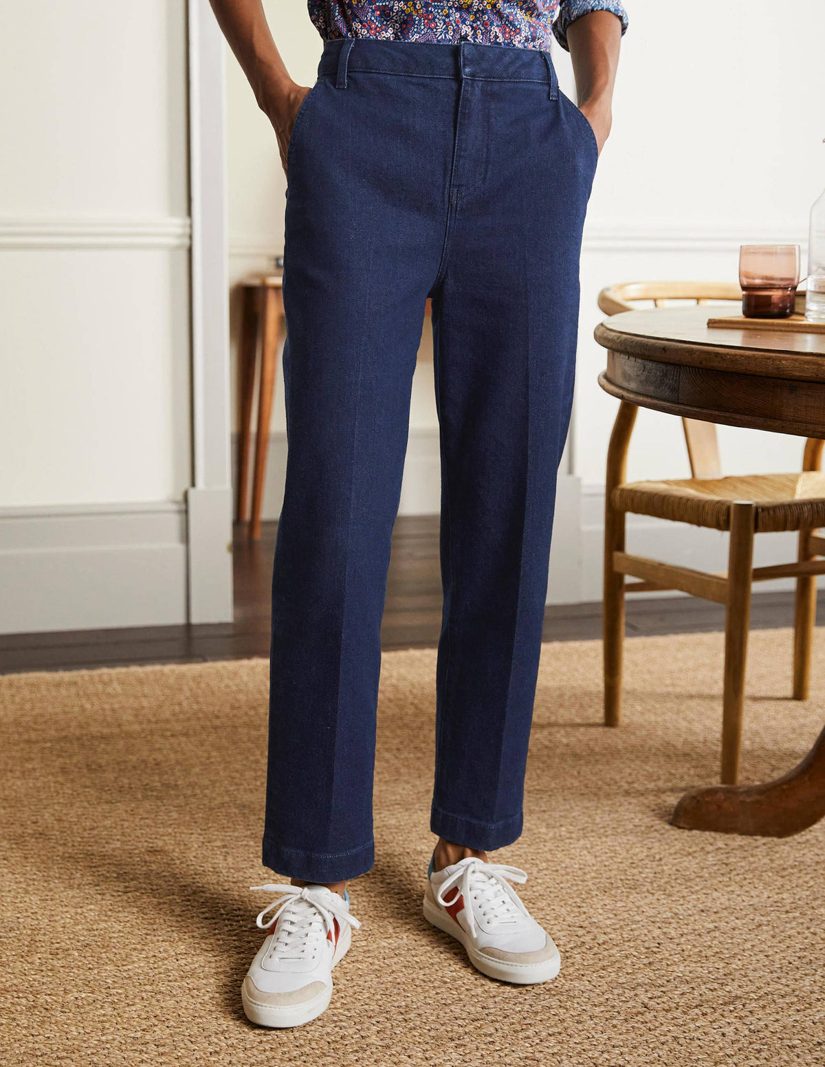 Jeans mit geradem Bein-Indigoblau - Image 4