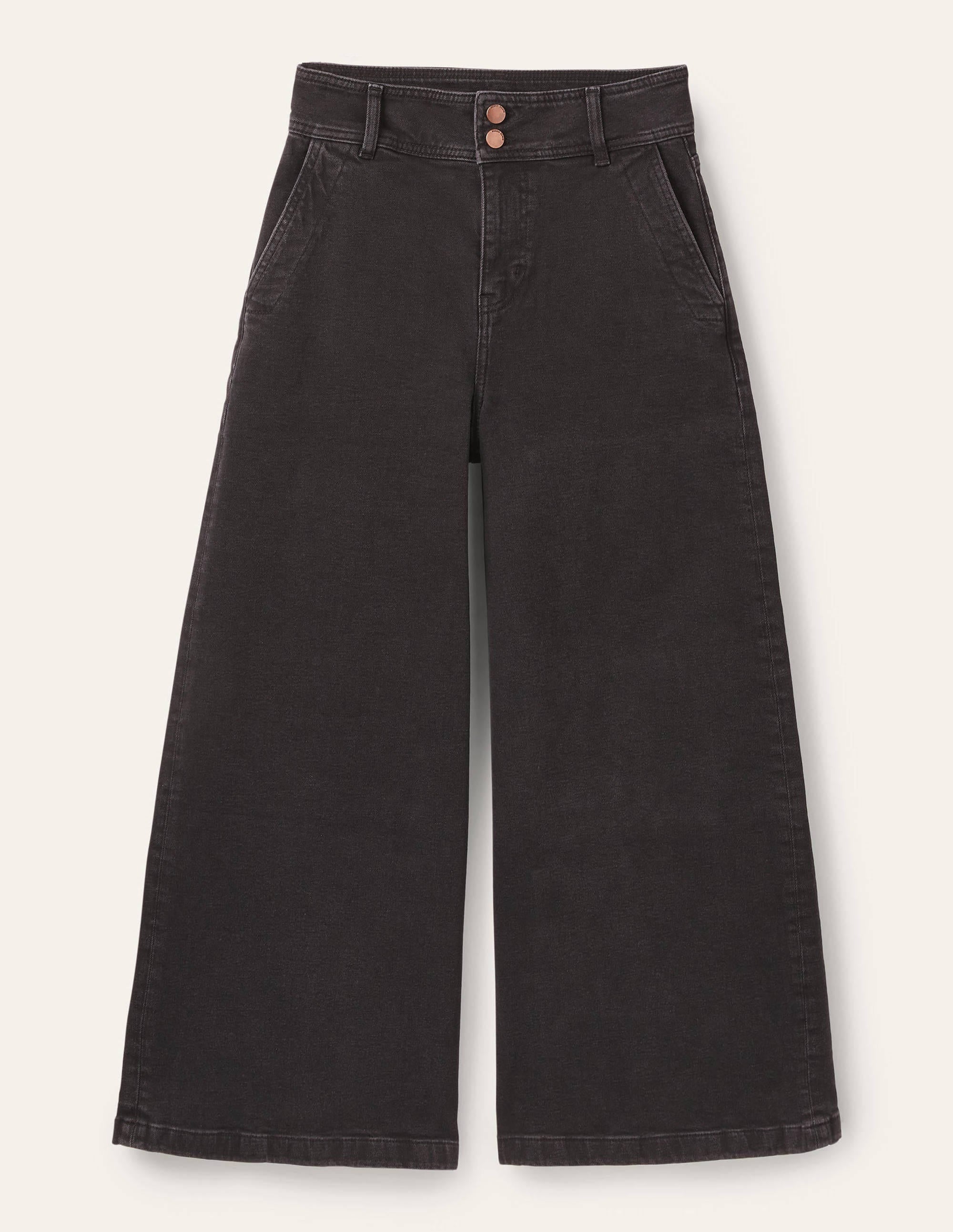 Jupe-culotte large-Noir délavé - Image 6