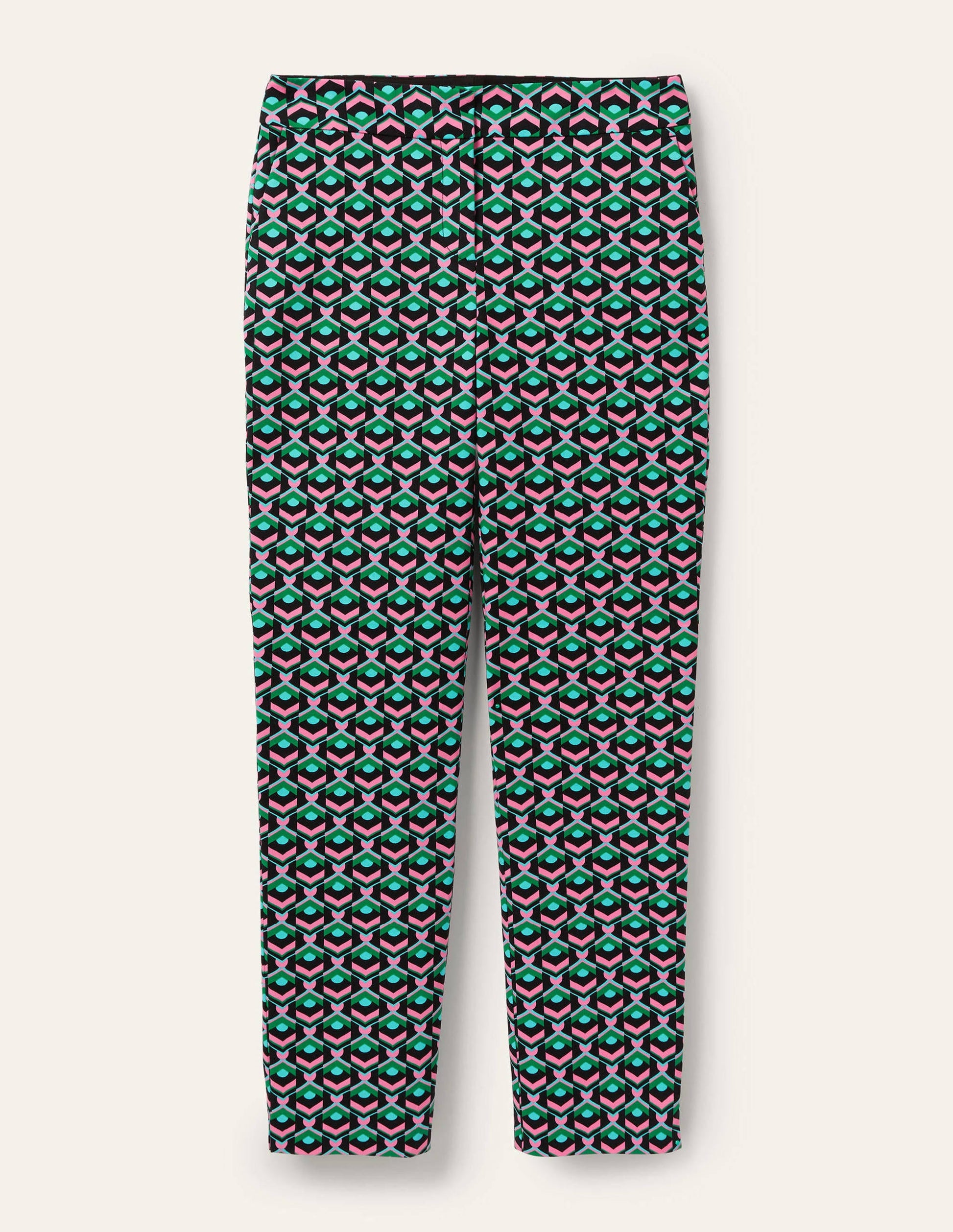Pantalon 7/8 Richmond-Noire, tuile géométrique-6