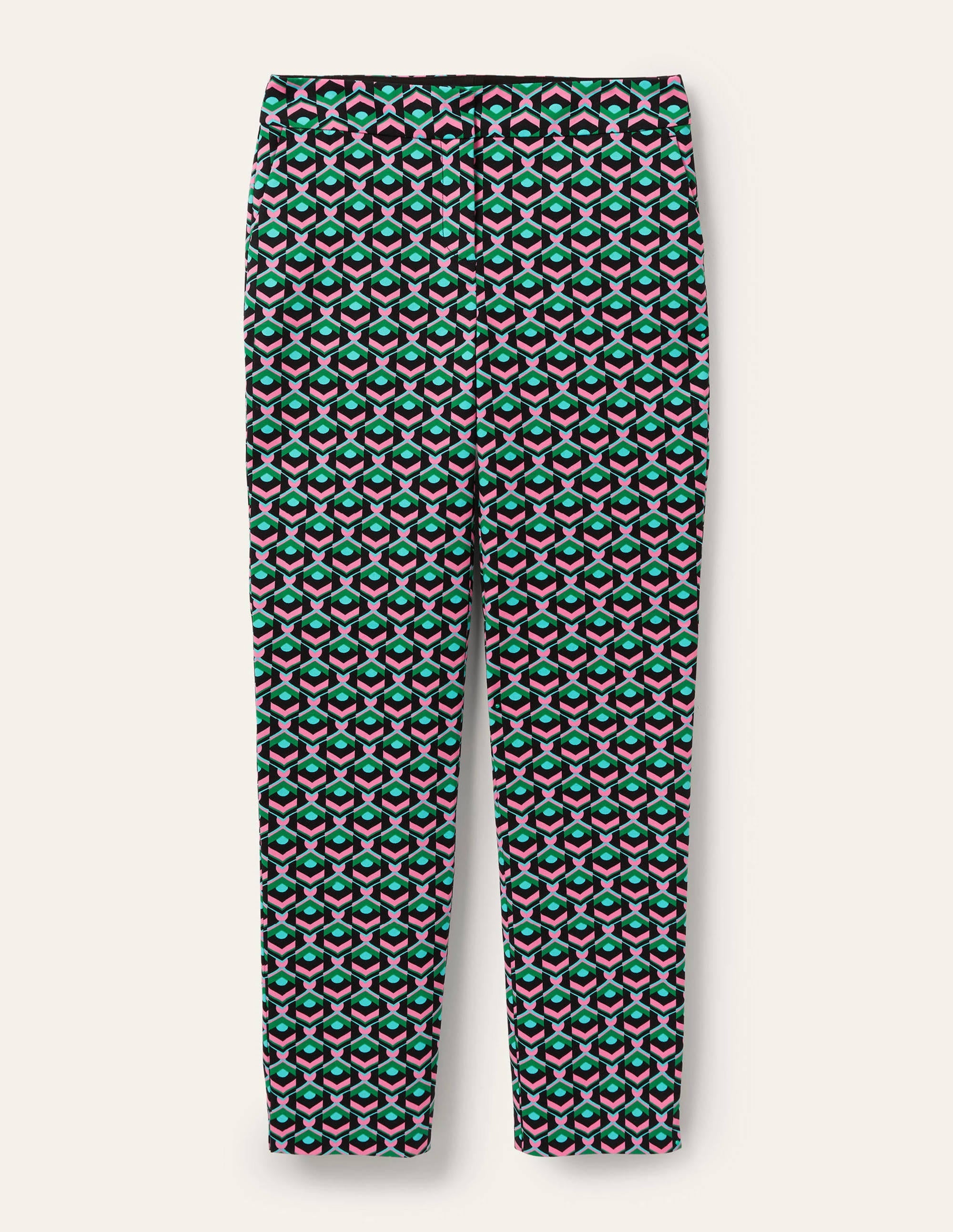 Pantalon 7/8 Richmond-Noire, tuile géométrique - Image 6