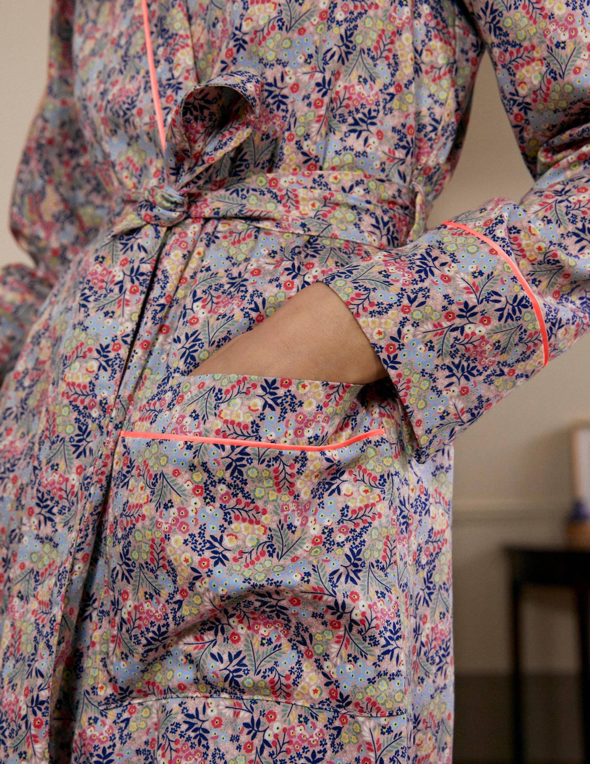 Robe de chambre en coton-Milkshake, forêt enchantée-1