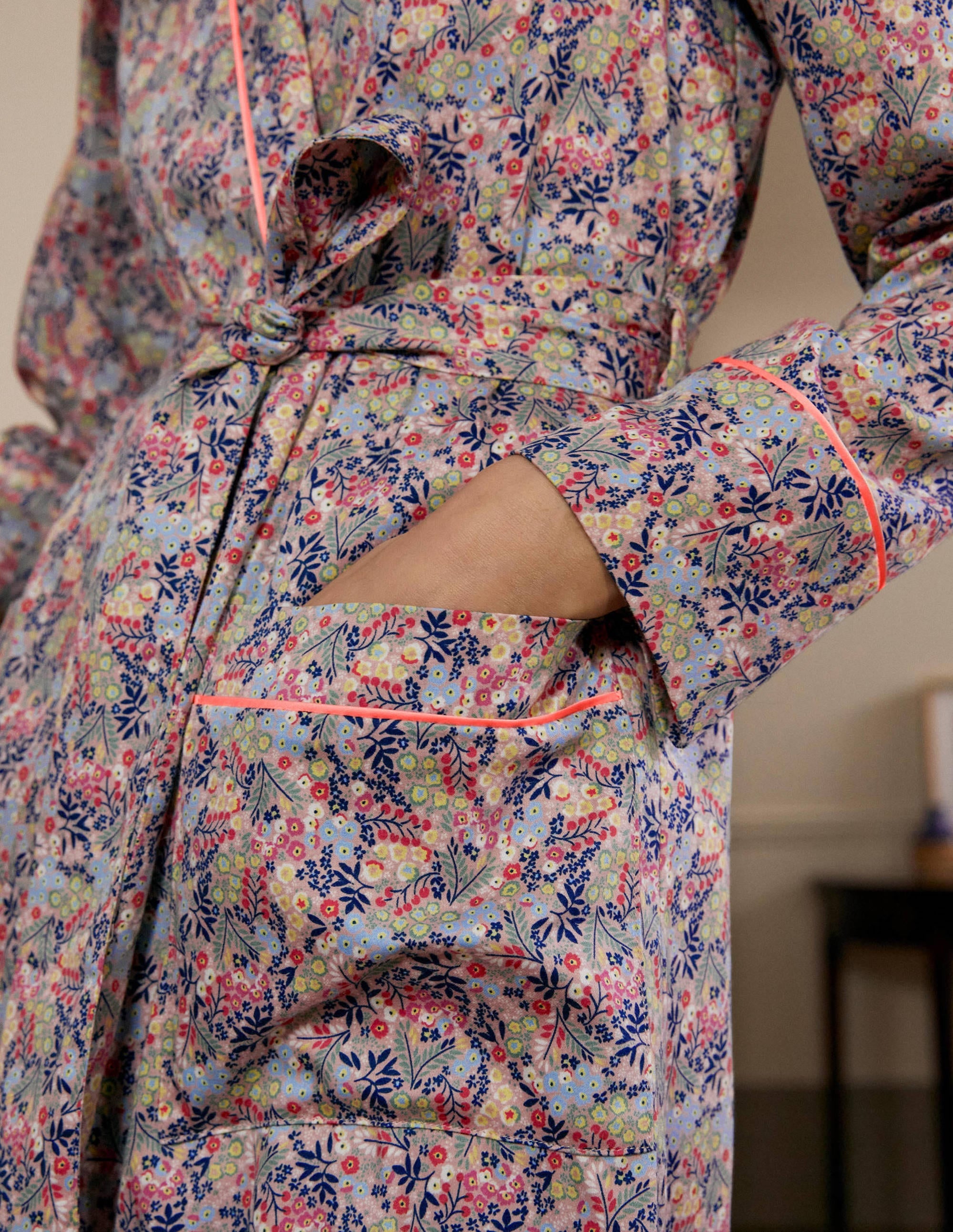 Robe de chambre en coton-Milkshake, forêt enchantée - Image 1