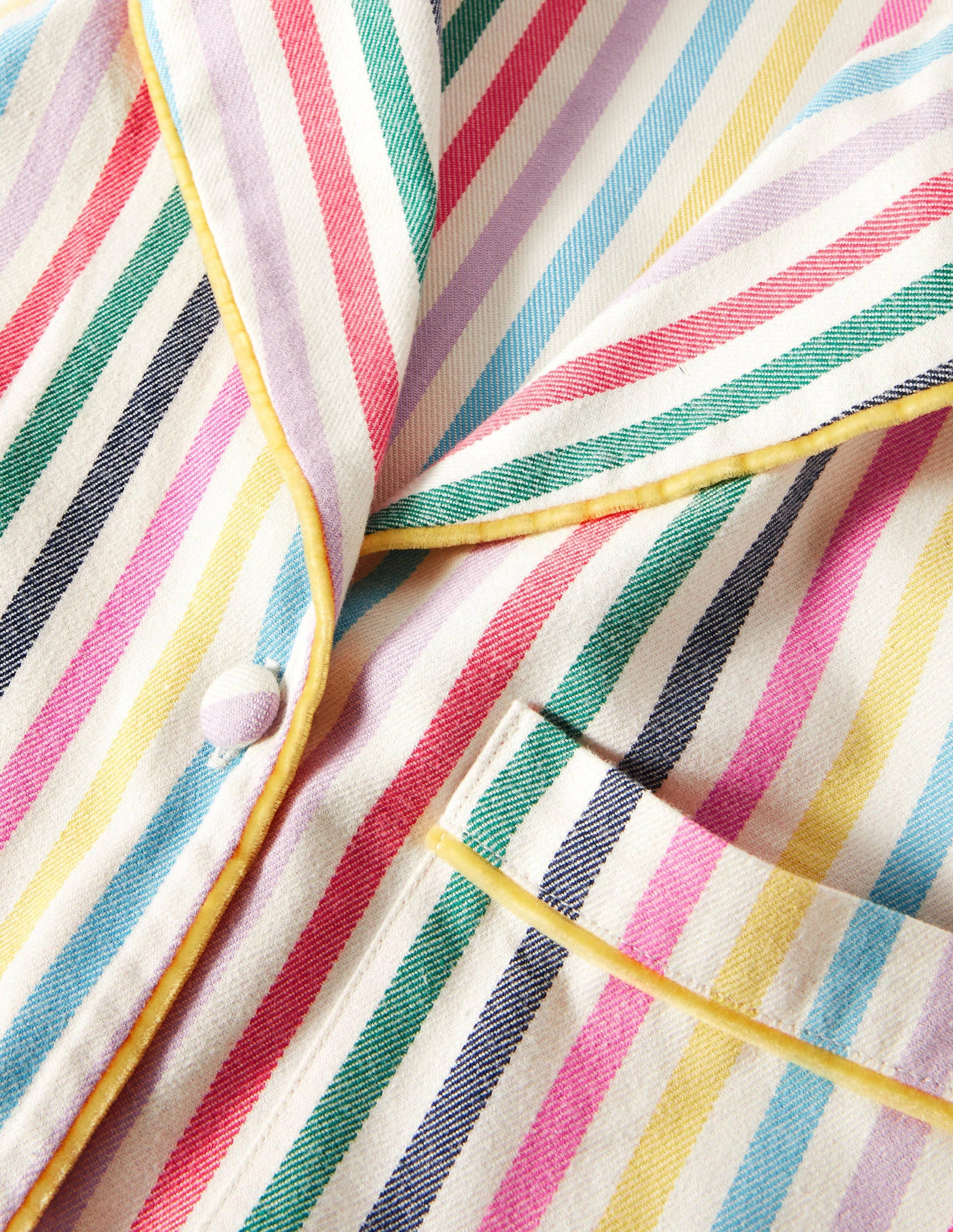 Pyjama Vanessa cosy-Rayé arc-en-ciel tissé voile-5