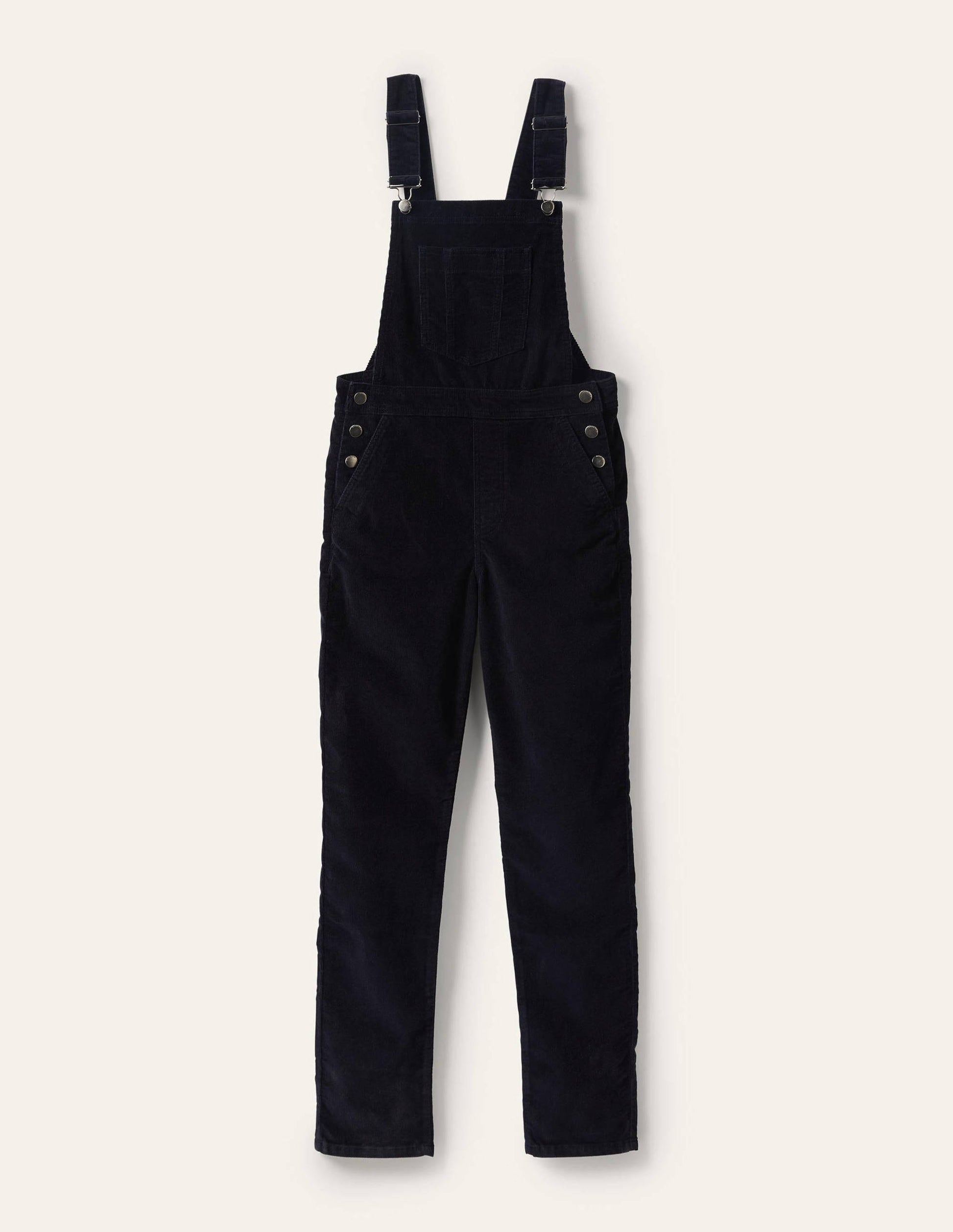 Salopette girlfriend-Navy Cord-6