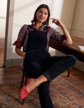 Salopette girlfriend-Navy Cord