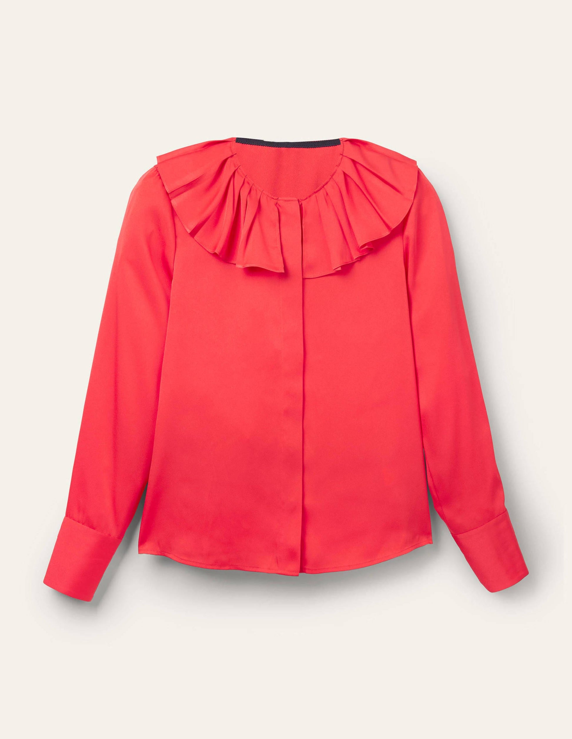 Pleated Collar Boxy Top-Poppadew-5
