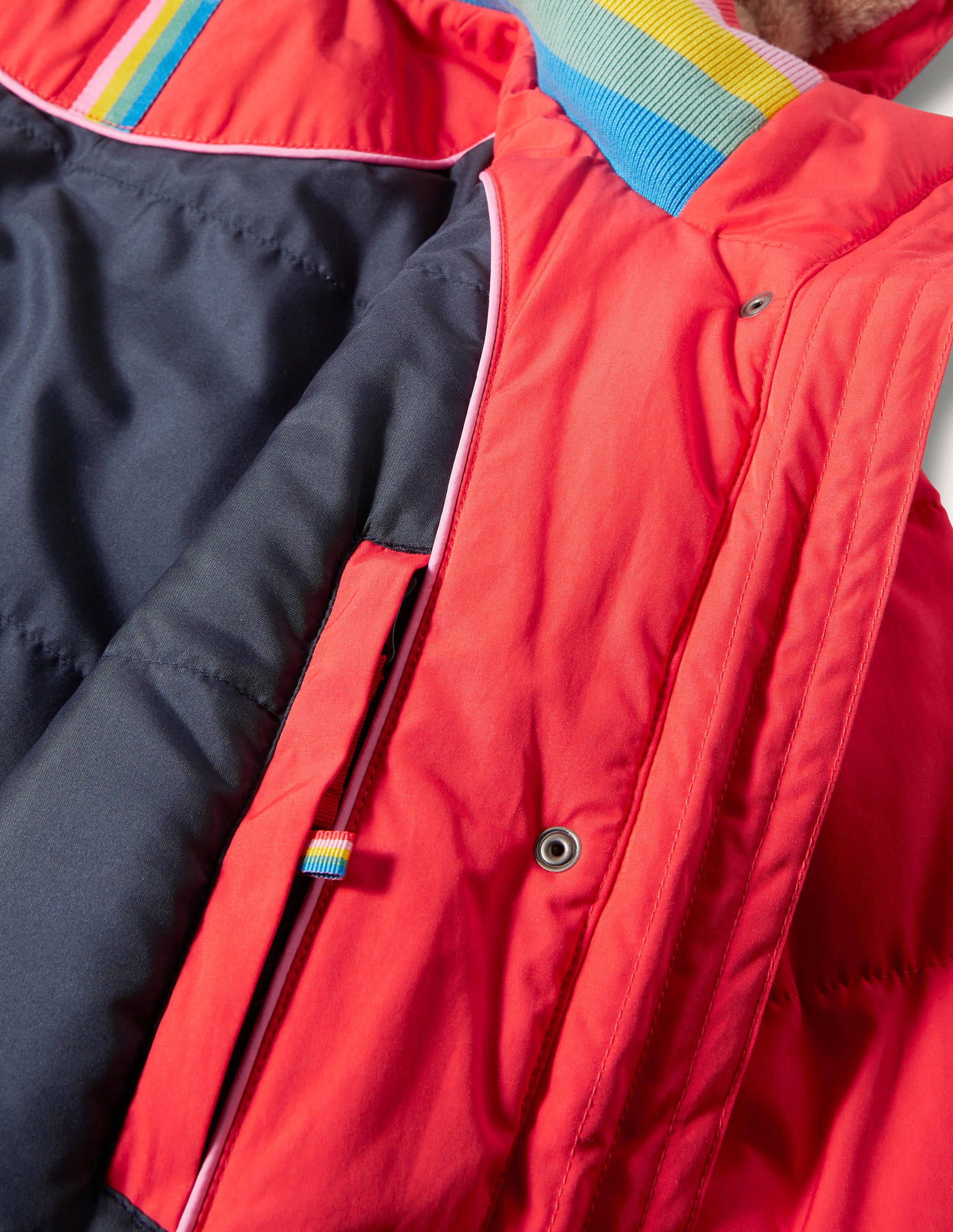 Skye Puffer Coat-Bright Coral - Image 7