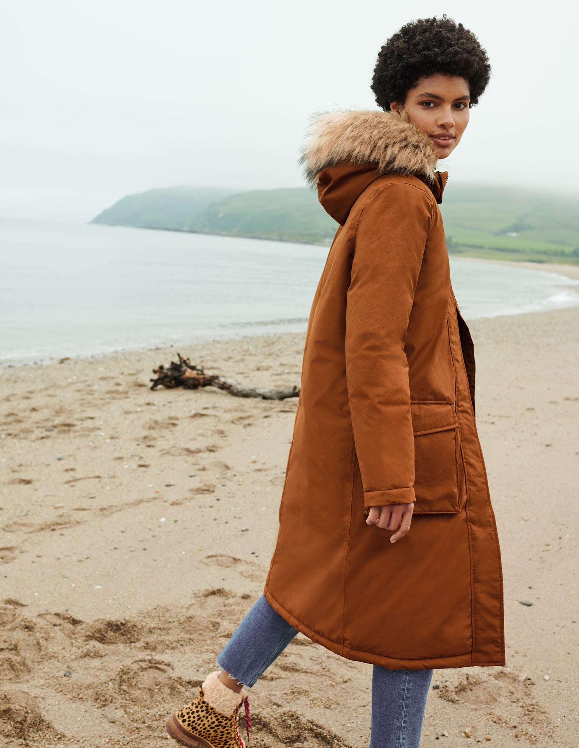 Parka Orkney matelassée-Gingembre-4