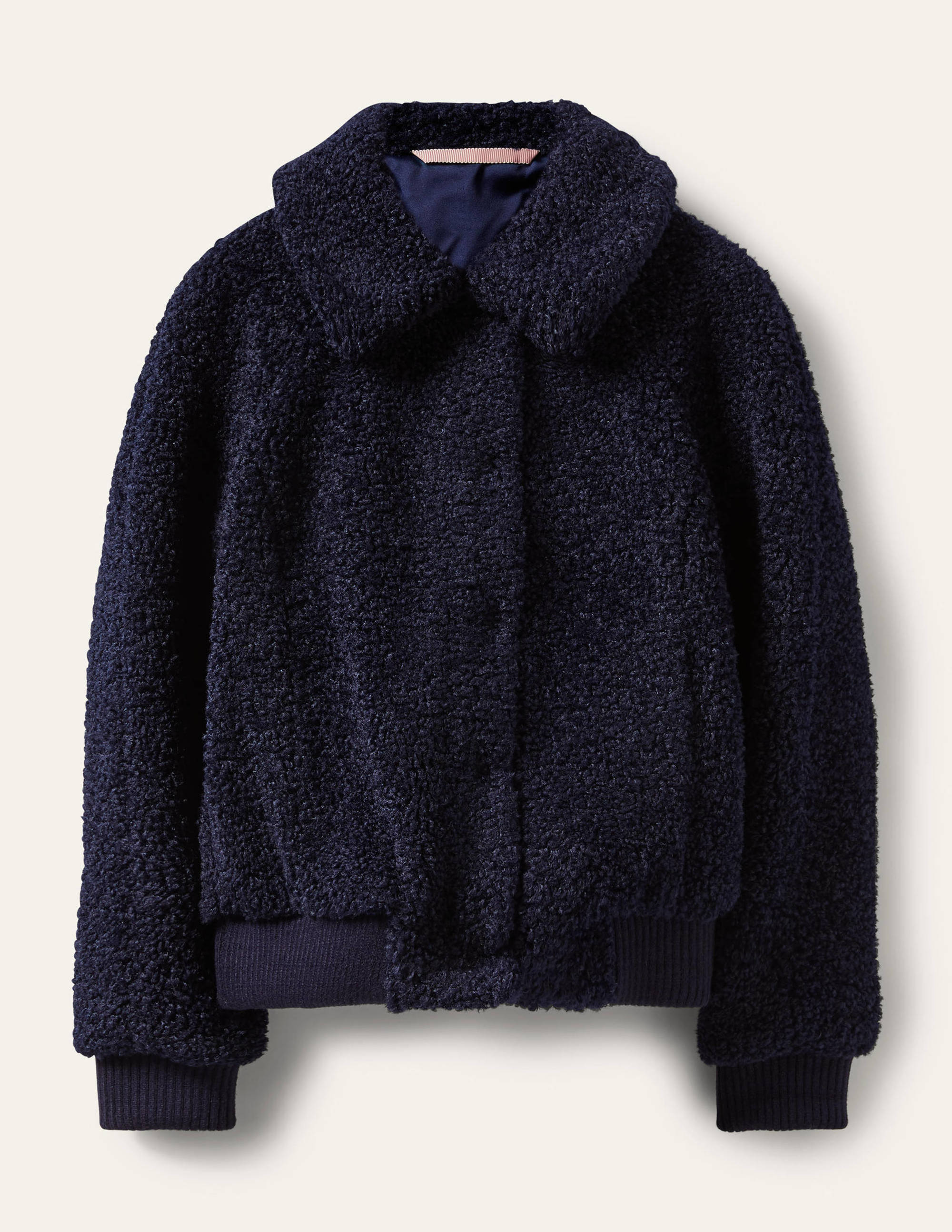 Teddy-Bomberjacke-Marineblau - Image 5