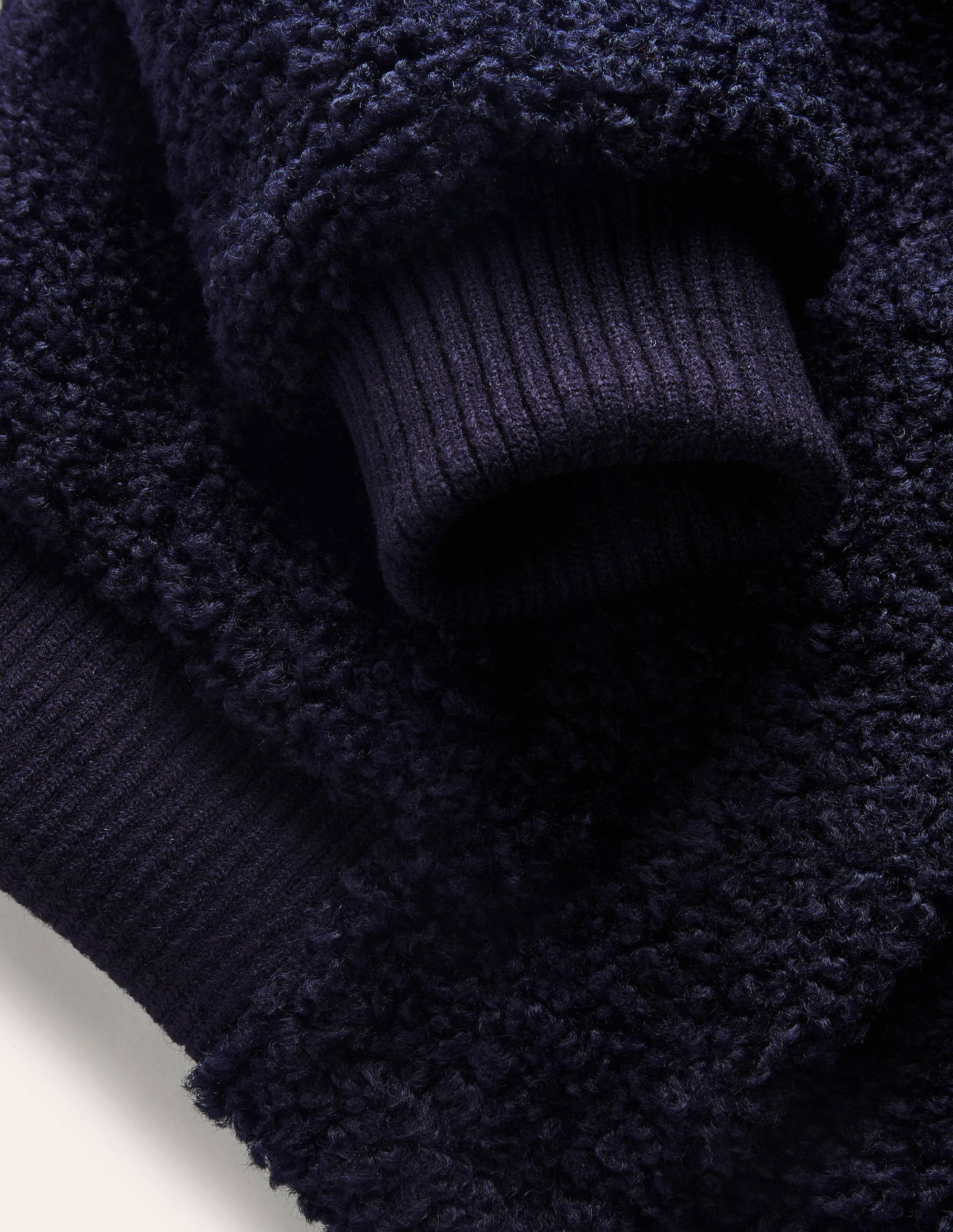 Teddy-Bomberjacke-Marineblau - Image 6