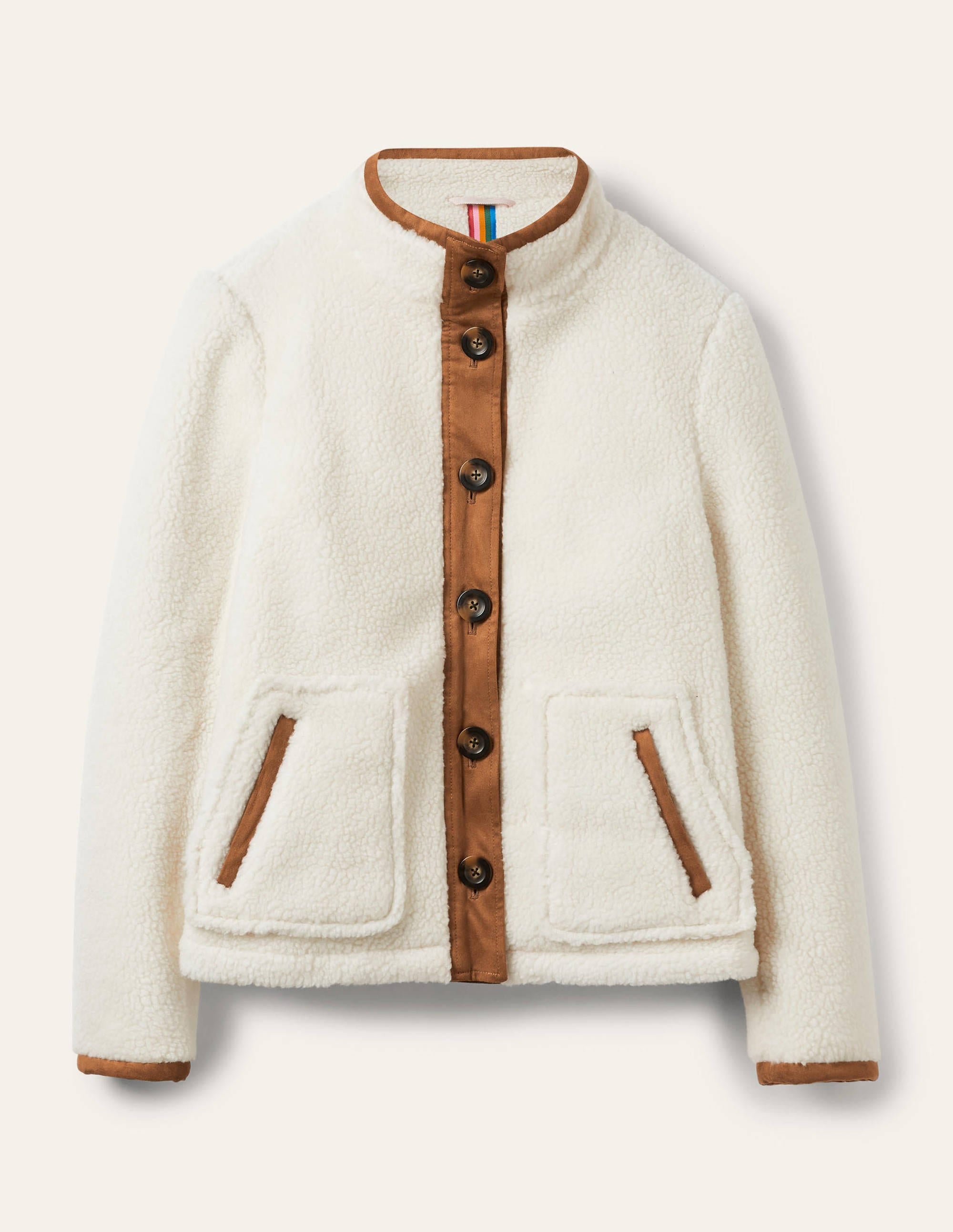 Veste Marcia en sherpa-Ivoire - Image 7