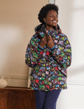 Doudoune Brecon-Noir, motif Wild Dandelion
