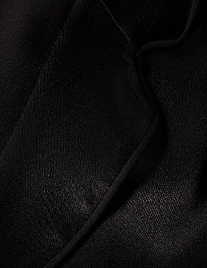 7/8-Jumpsuit mit Kragendetail-Schwarz-6