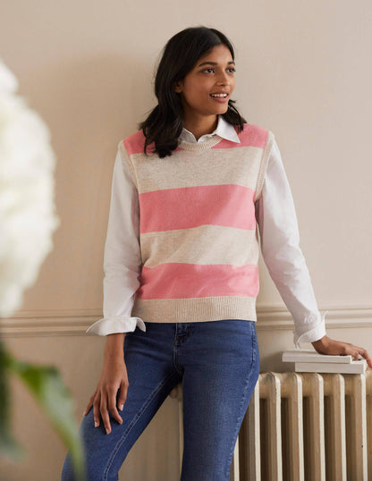 Harriet Top-Mausgrau, Gestreift-1