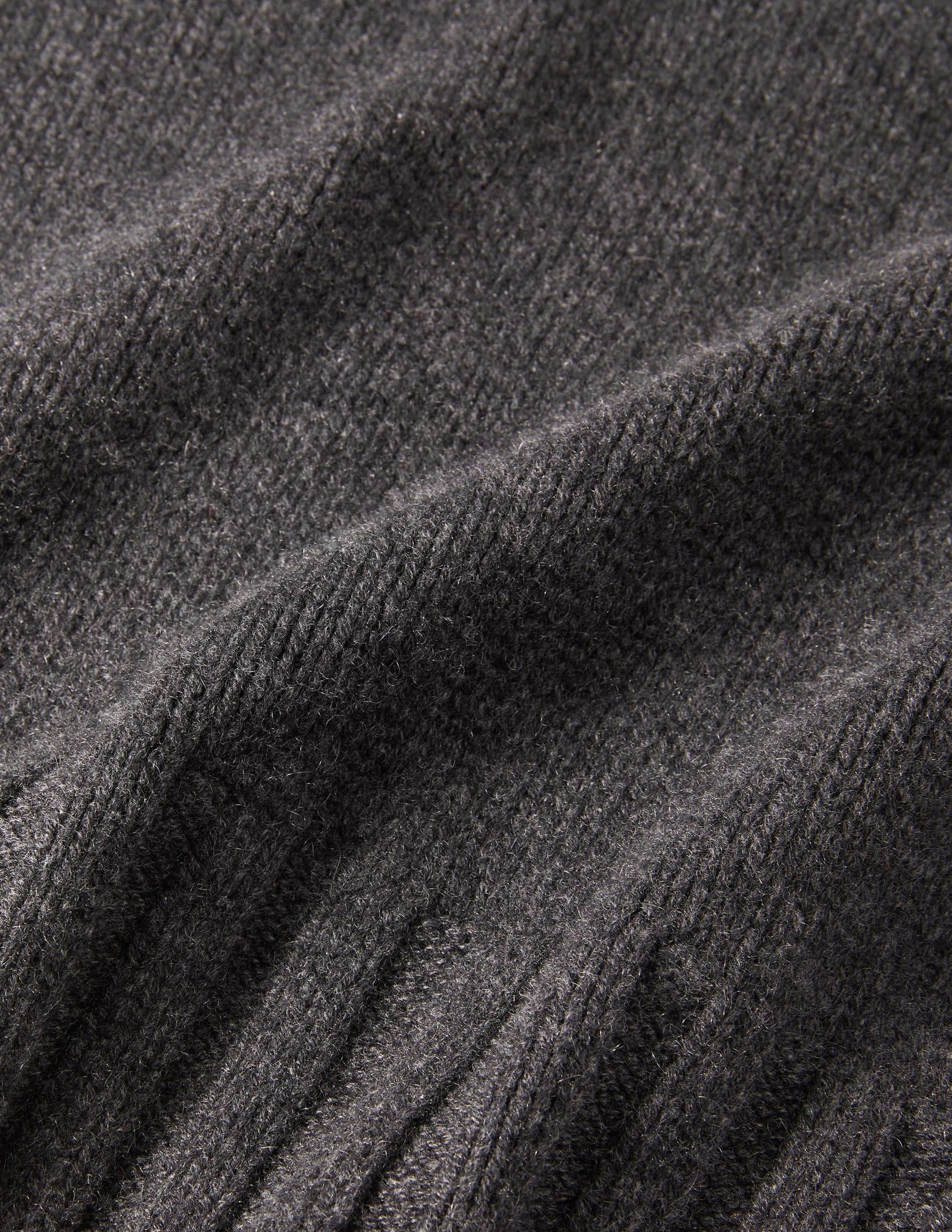 Grobstrickpullover aus Kaschmir-Anthrazit Melange-5